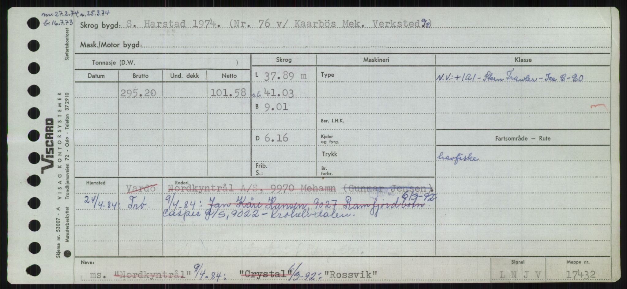 Sjøfartsdirektoratet med forløpere, Skipsmålingen, AV/RA-S-1627/H/Ha/L0004/0002: Fartøy, Mas-R / Fartøy, Odin-R, p. 855