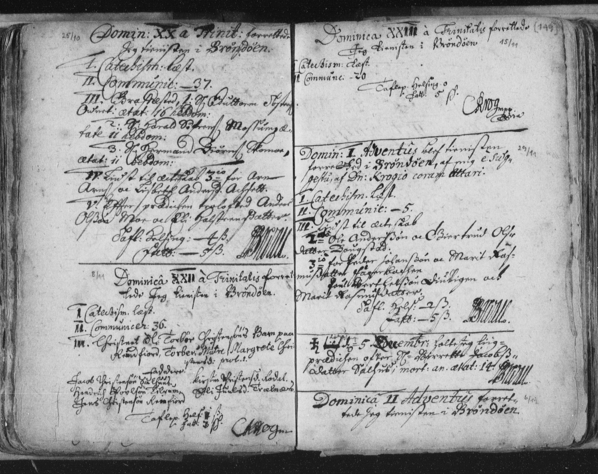 Ministerialprotokoller, klokkerbøker og fødselsregistre - Nordland, SAT/A-1459/813/L0192: Parish register (official) no. 813A02, 1677-1718, p. 149