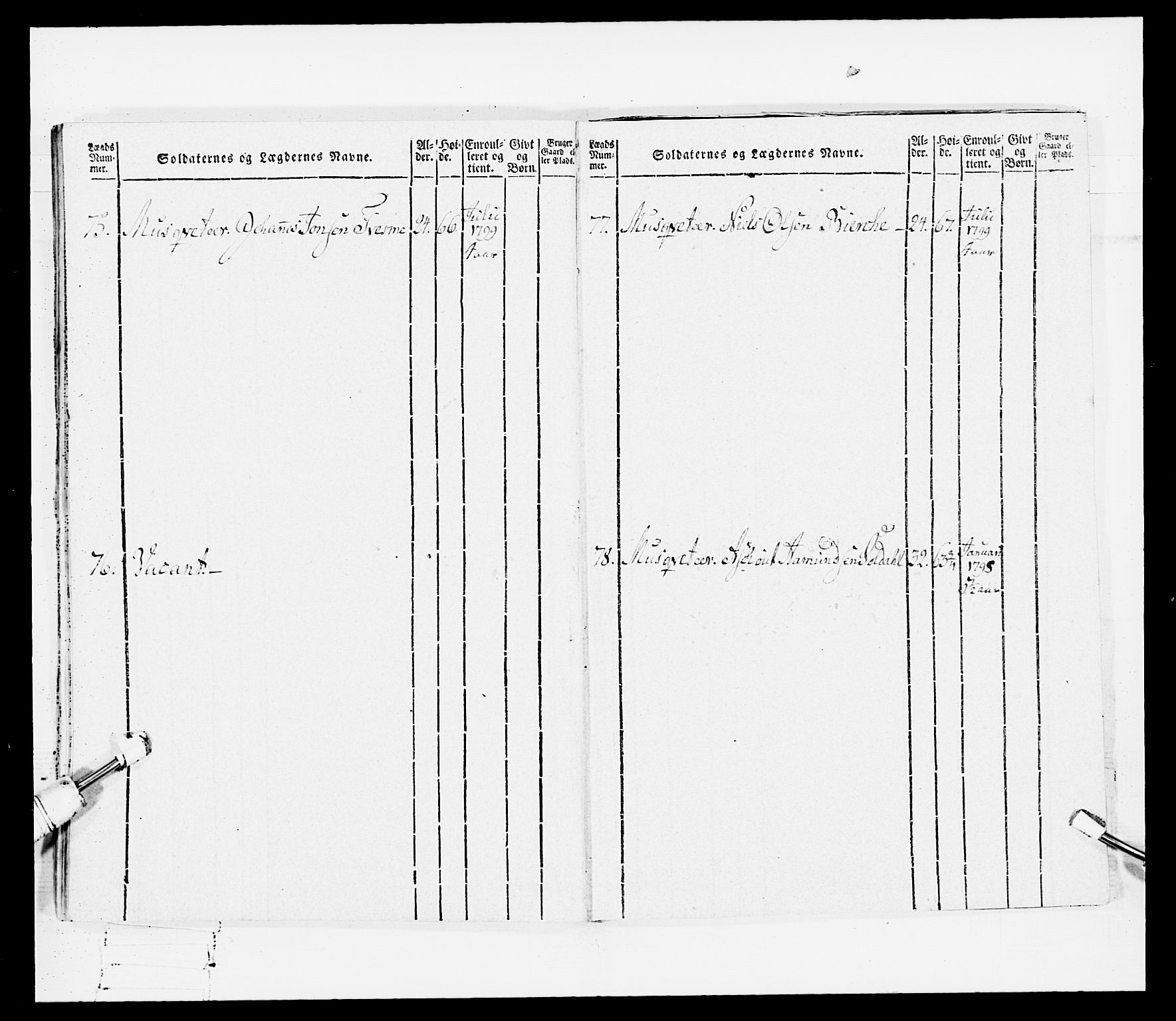 Generalitets- og kommissariatskollegiet, Det kongelige norske kommissariatskollegium, AV/RA-EA-5420/E/Eh/L0097: Bergenhusiske nasjonale infanteriregiment, 1803-1807, p. 117