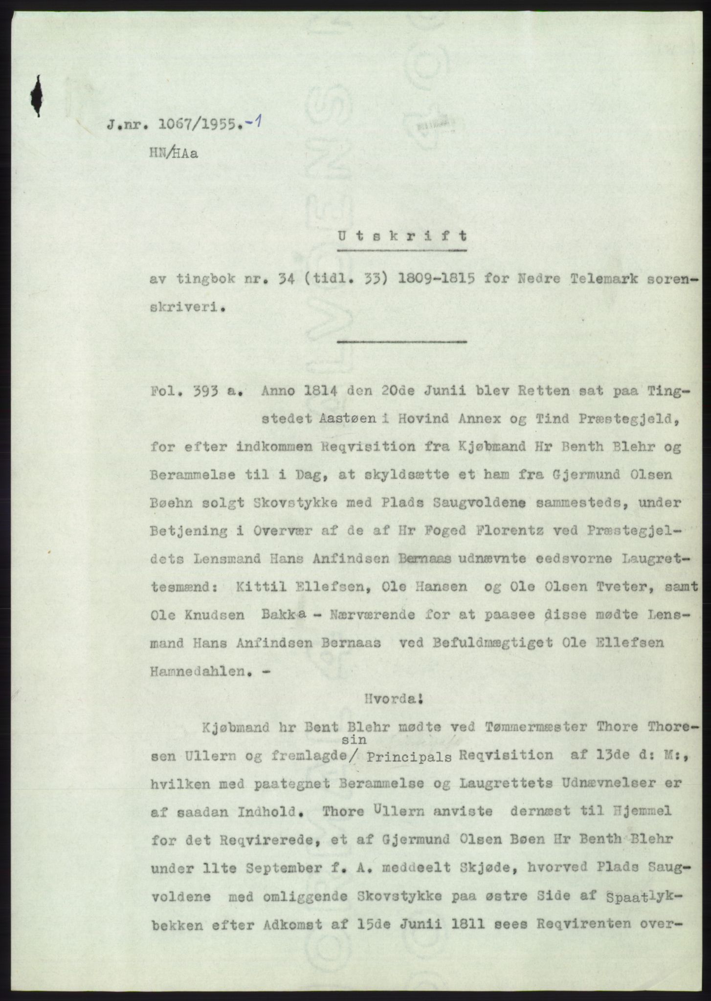 Statsarkivet i Kongsberg, SAKO/A-0001, 1955, p. 313