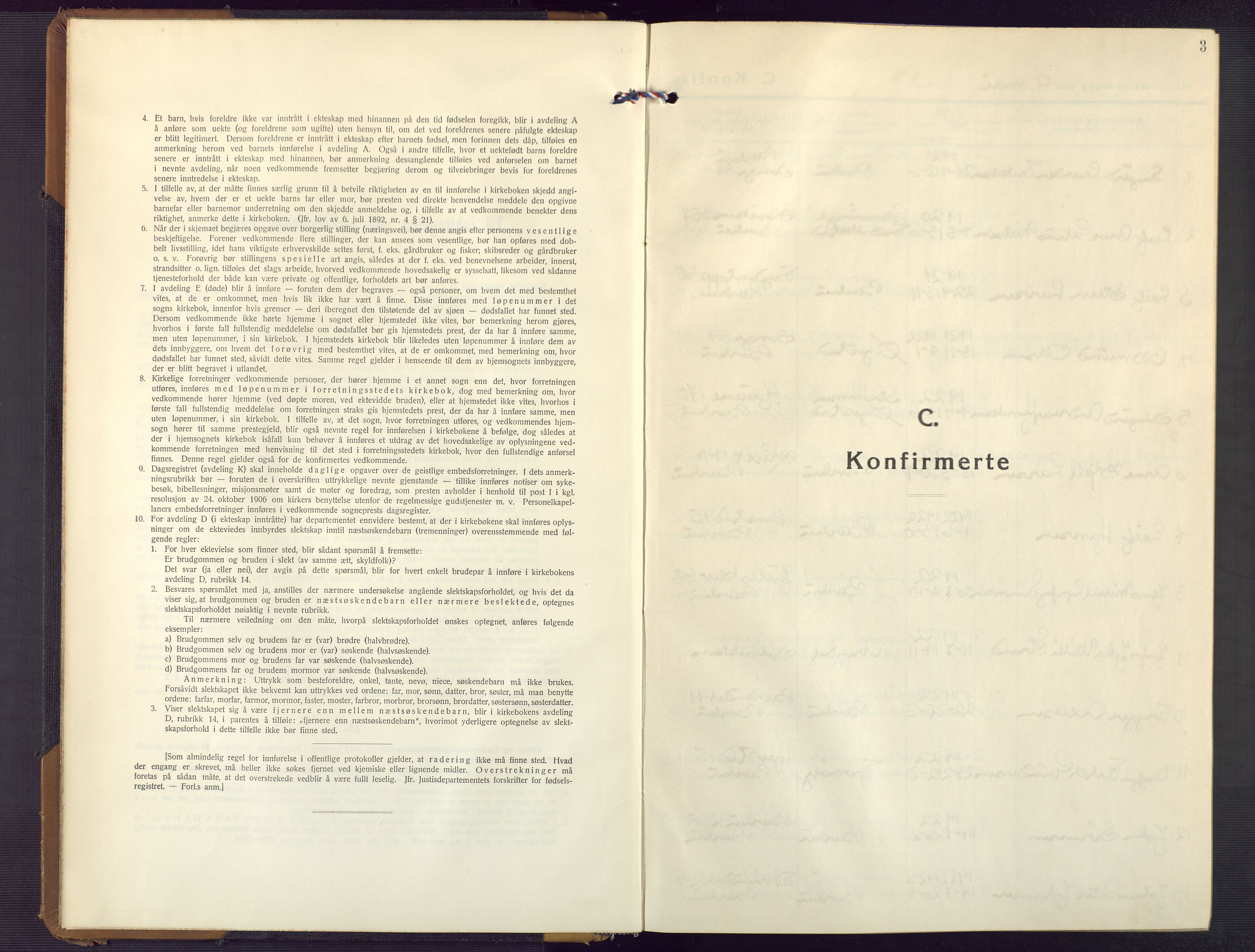 Barbu sokneprestkontor, SAK/1111-0003/F/Fb/L0006: Parish register (copy) no. B 6, 1937-1947, p. 3