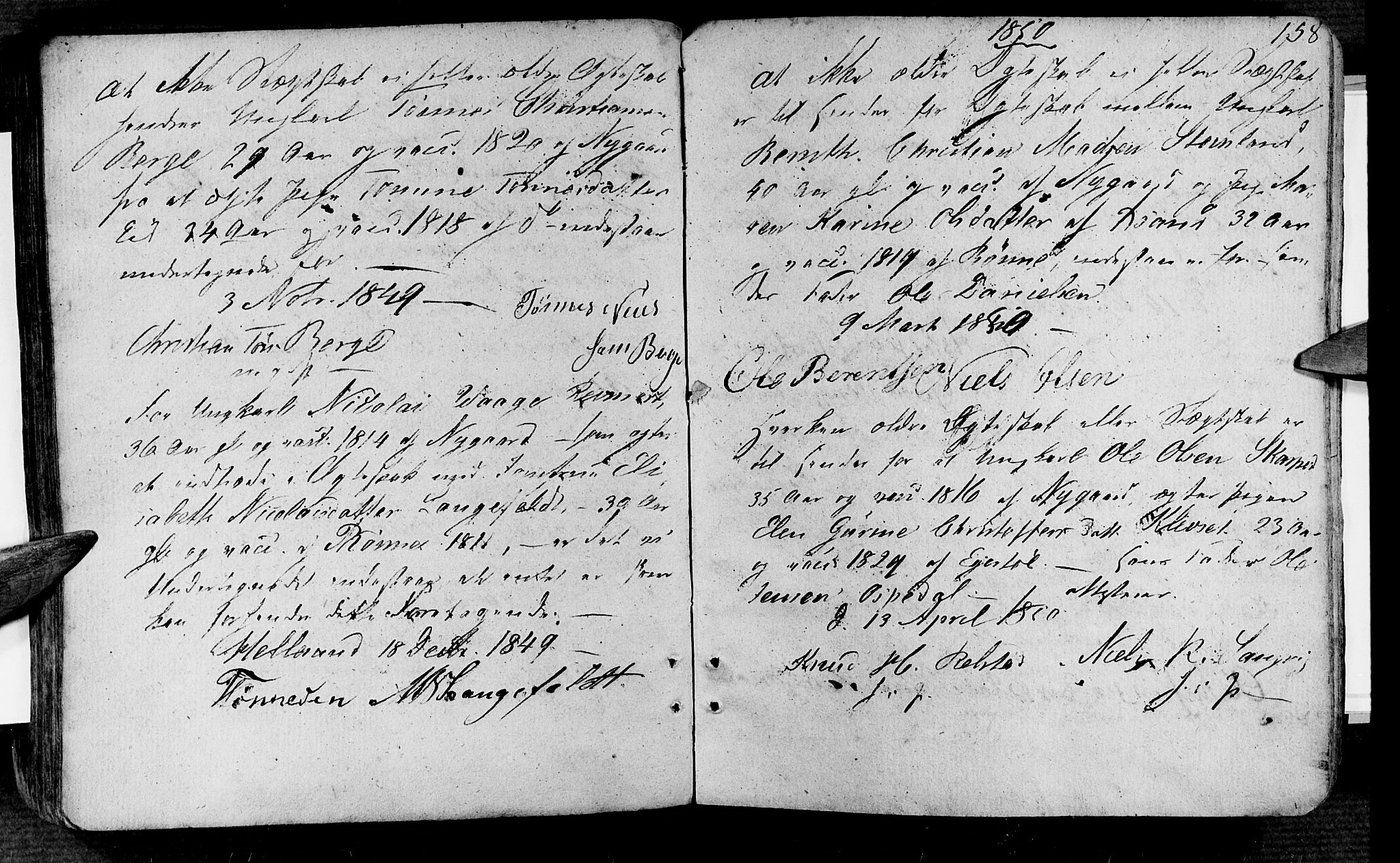 Søgne sokneprestkontor, AV/SAK-1111-0037/F/Fa/Fab/L0007: Parish register (official) no. A 7, 1791-1851, p. 158