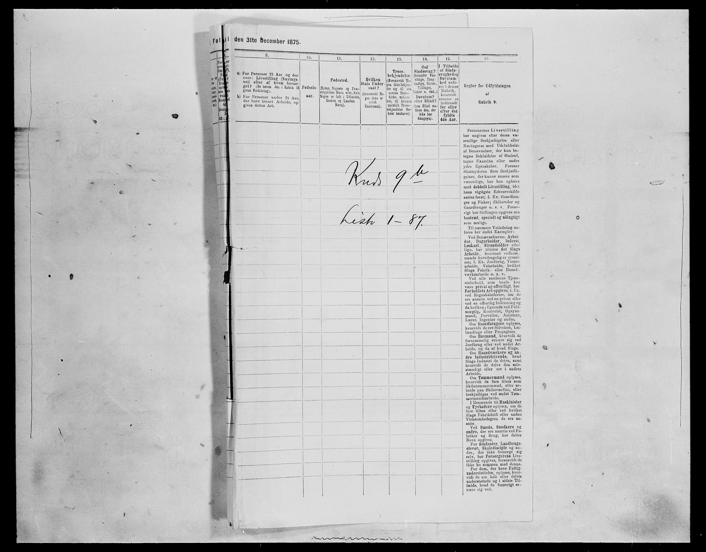 SAH, 1875 census for 0540P Sør-Aurdal, 1875, p. 1494