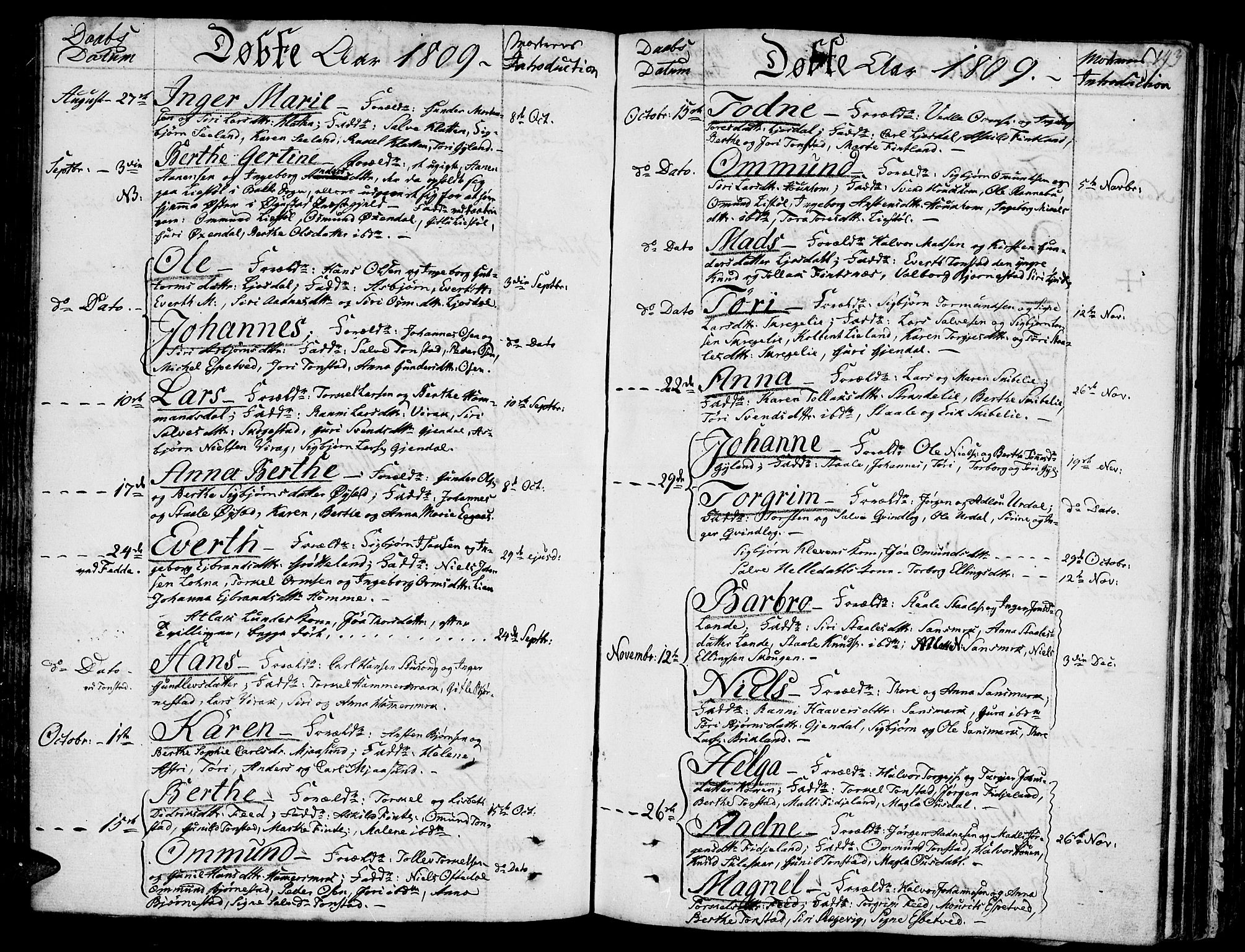 Bakke sokneprestkontor, SAK/1111-0002/F/Fa/Faa/L0002: Parish register (official) no. A 2, 1780-1816, p. 193