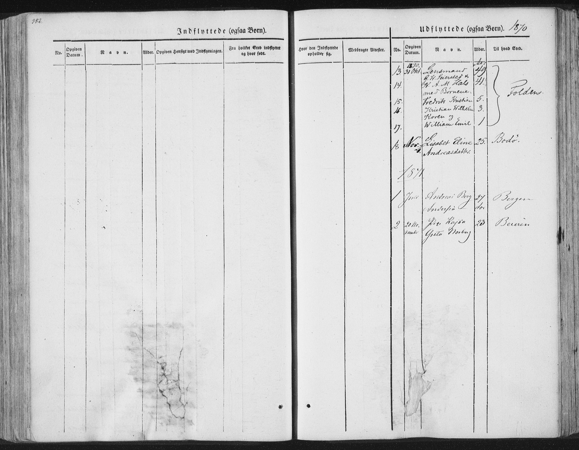 Ministerialprotokoller, klokkerbøker og fødselsregistre - Nordland, SAT/A-1459/847/L0667: Parish register (official) no. 847A07, 1842-1871, p. 382