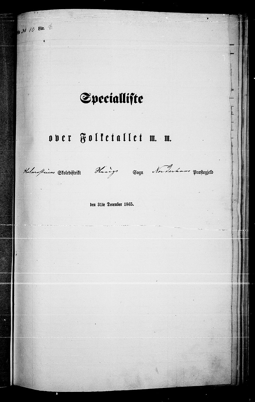 RA, 1865 census for Norderhov/Norderhov, Haug og Lunder, 1865, p. 235