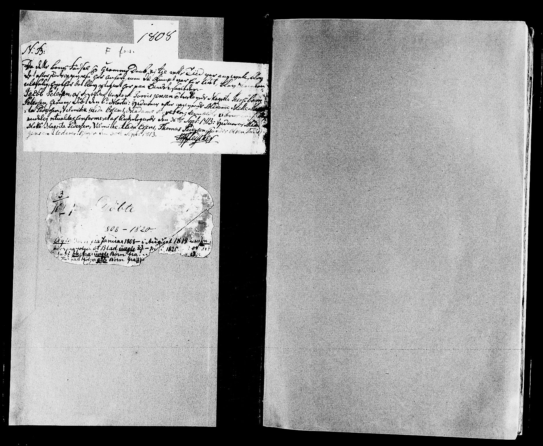 Domkirken sokneprestembete, SAB/A-74801/H/Haa/L0005: Parish register (official) no. A 5, 1808-1820