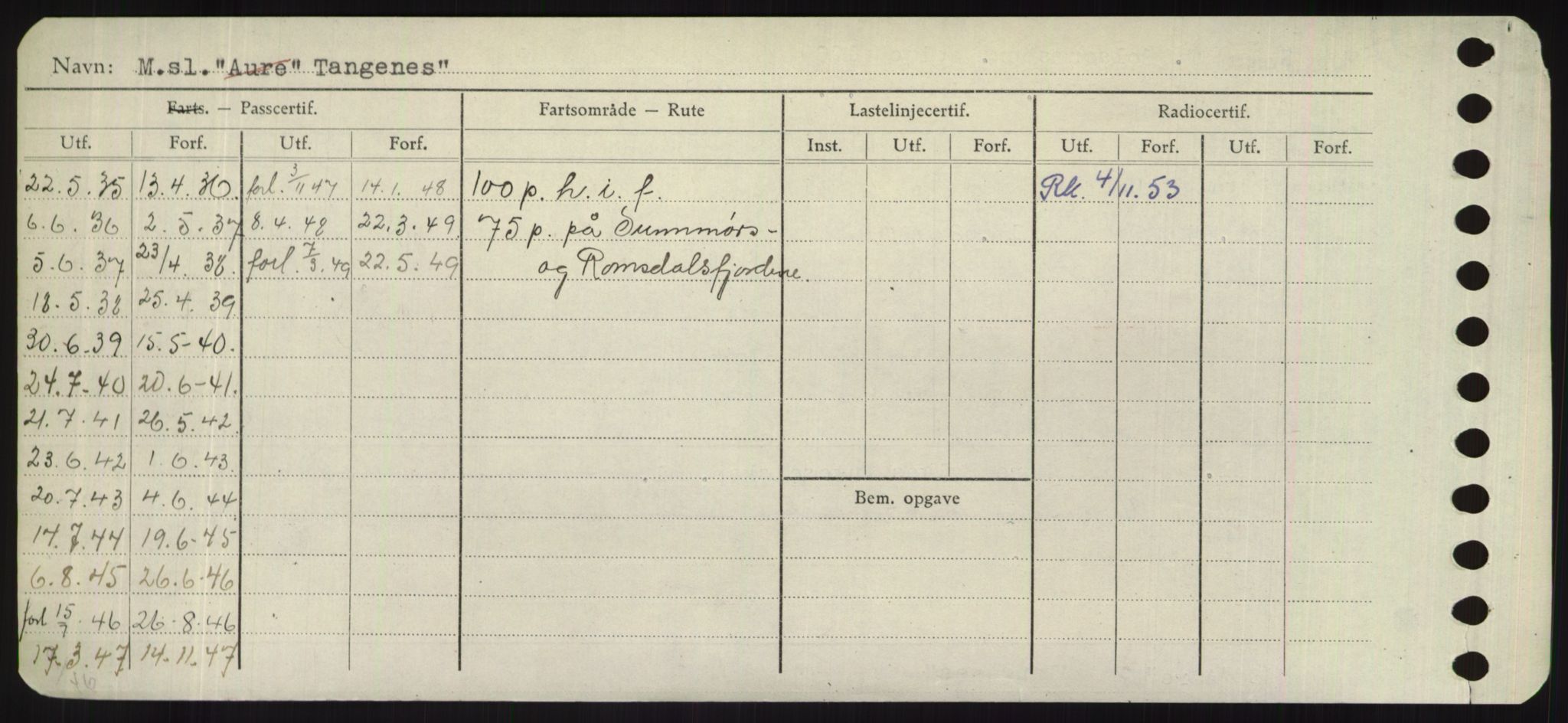 Sjøfartsdirektoratet med forløpere, Skipsmålingen, AV/RA-S-1627/H/Hd/L0038: Fartøy, T-Th, p. 170