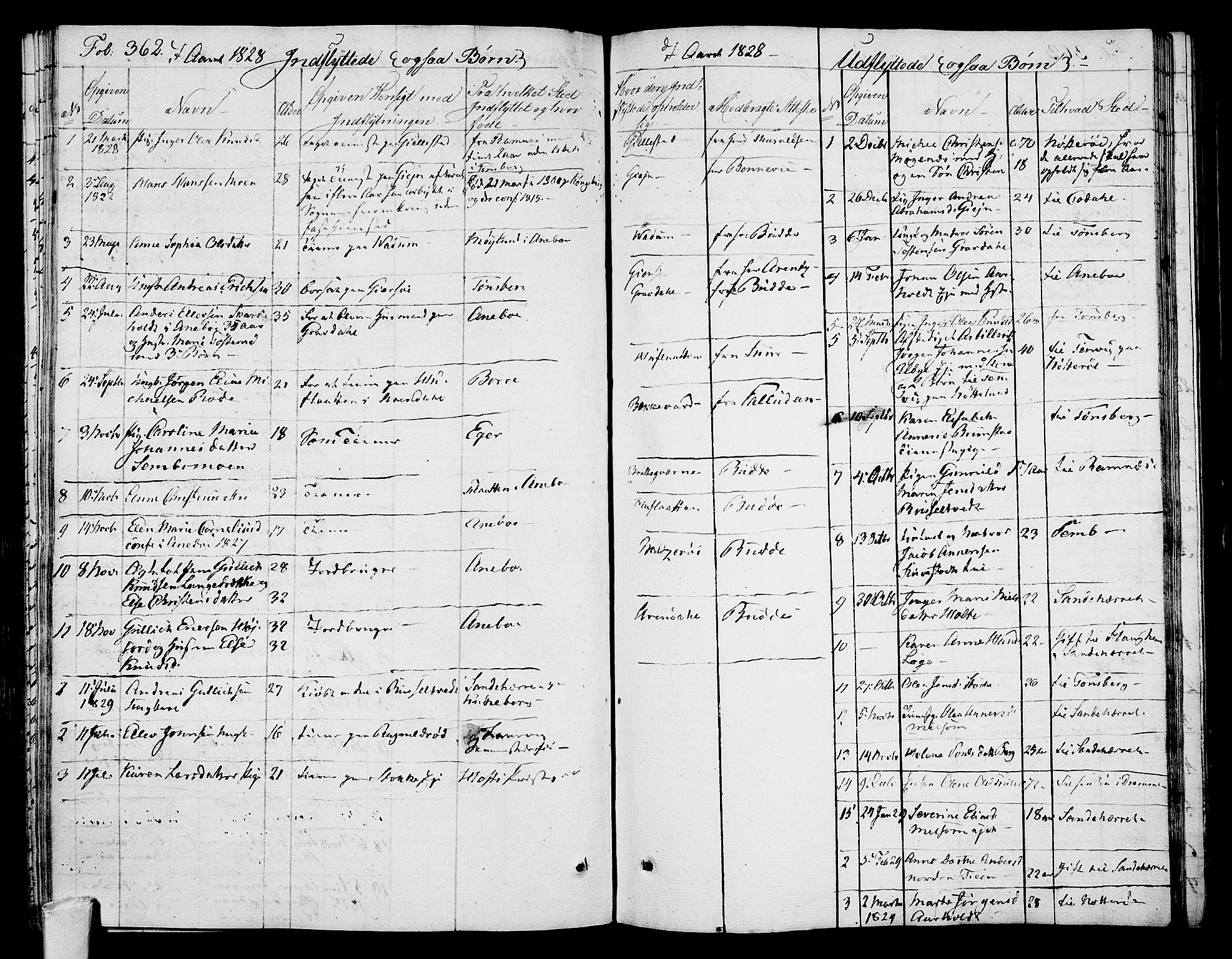 Stokke kirkebøker, SAKO/A-320/F/Fa/L0006: Parish register (official) no. I 6, 1826-1843, p. 362