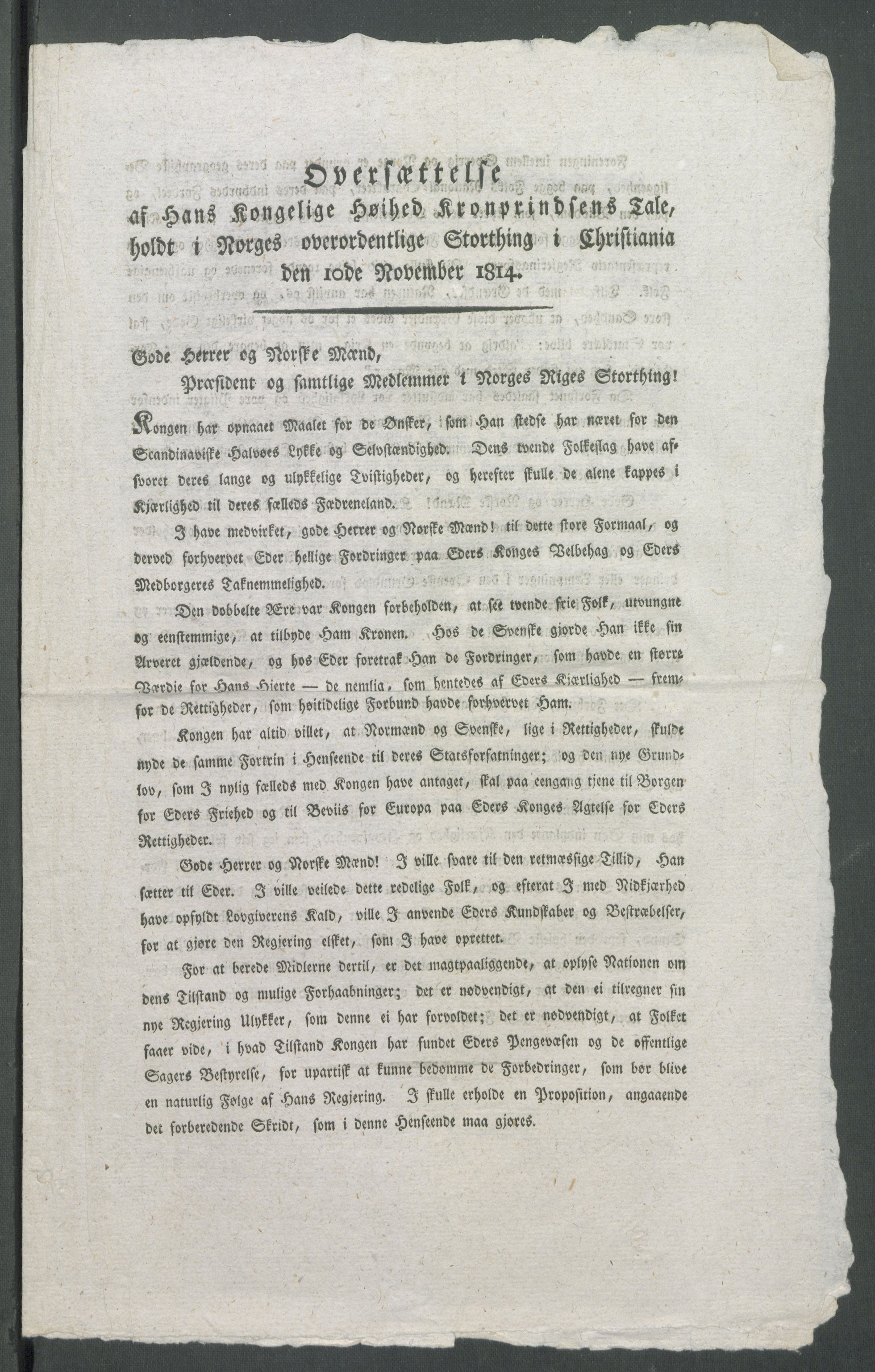 Forskjellige samlinger, Historisk-kronologisk samling, AV/RA-EA-4029/G/Ga/L0009B: Historisk-kronologisk samling. Dokumenter fra oktober 1814, årene 1815 og 1816, Christian Frederiks regnskapsbok 1814 - 1848., 1814-1848, p. 119