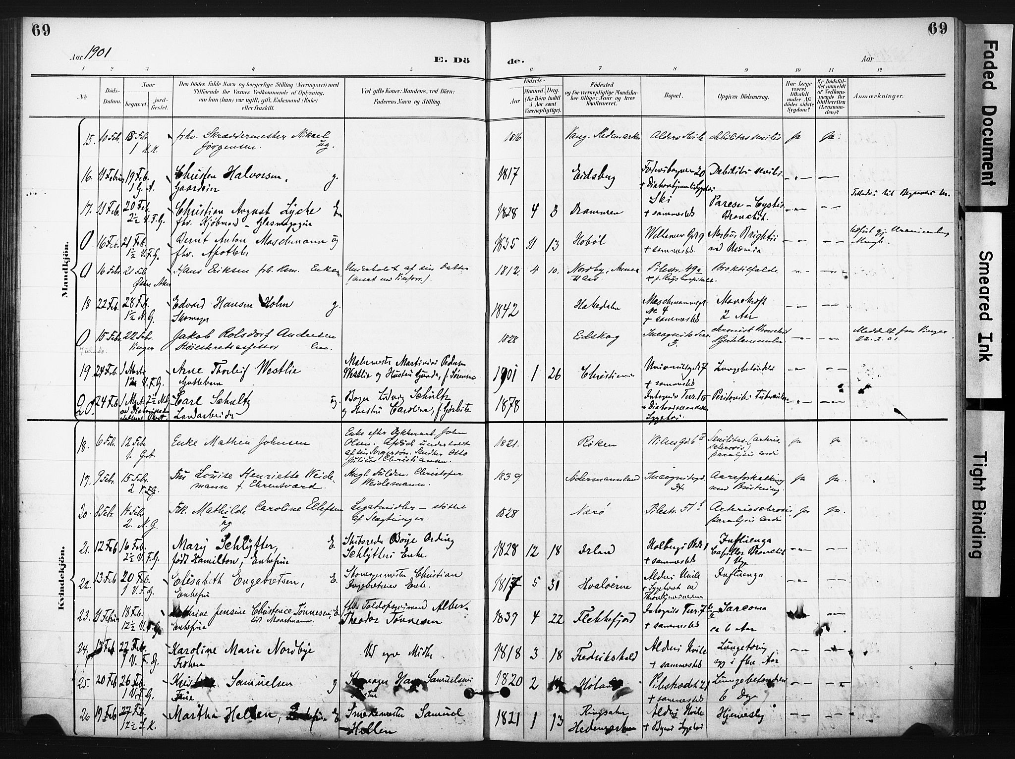 Trefoldighet prestekontor Kirkebøker, SAO/A-10882/F/Fd/L0004: Parish register (official) no. IV 4, 1897-1912, p. 69