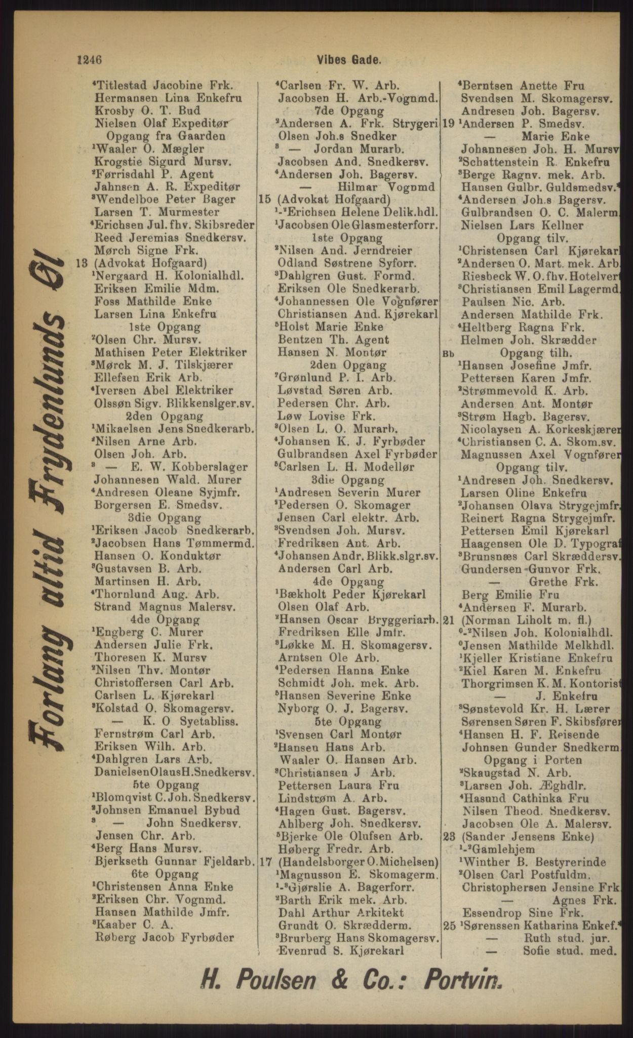 Kristiania/Oslo adressebok, PUBL/-, 1903, p. 1246