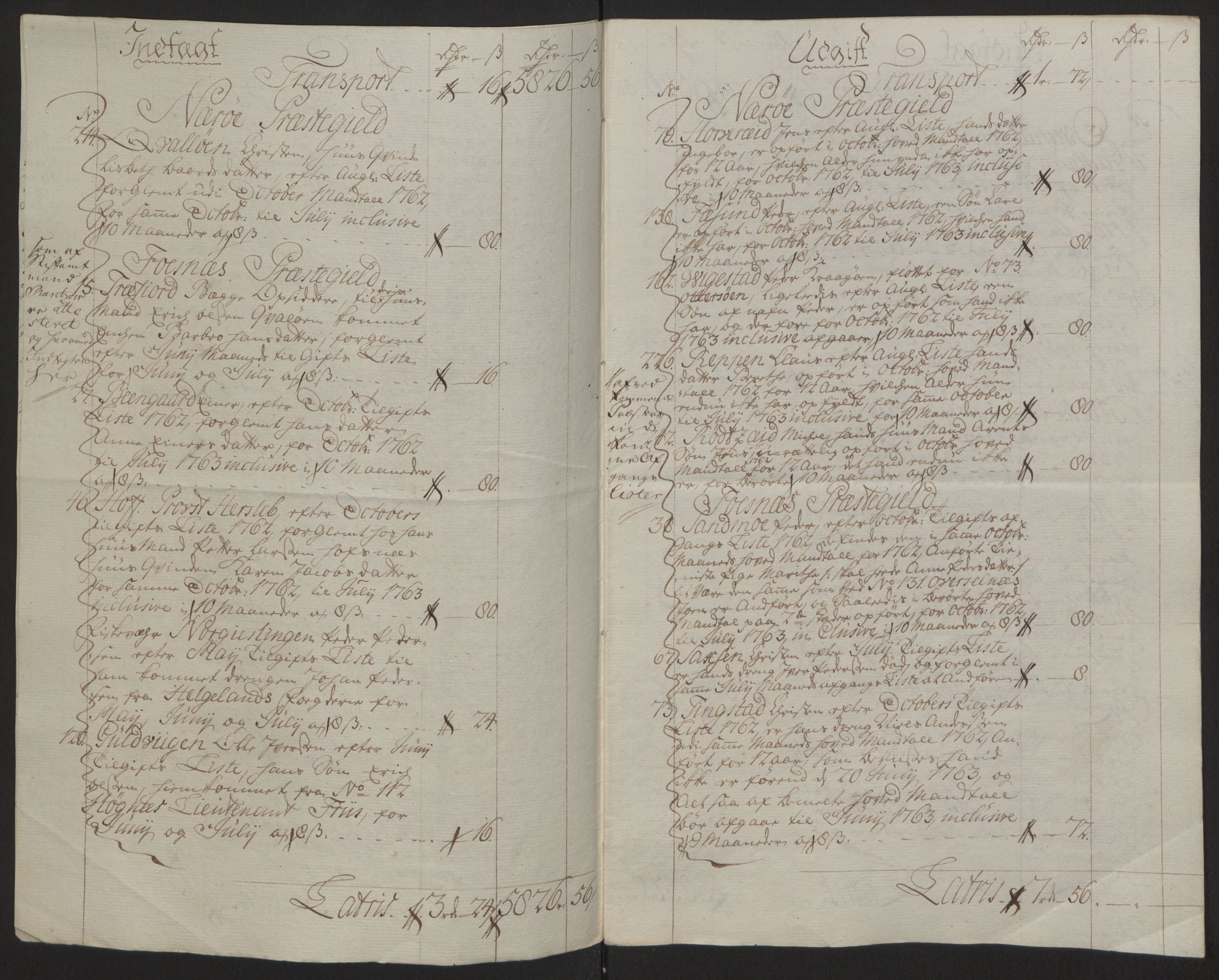 Rentekammeret inntil 1814, Reviderte regnskaper, Fogderegnskap, RA/EA-4092/R64/L4502: Ekstraskatten Namdal, 1762-1772, p. 56