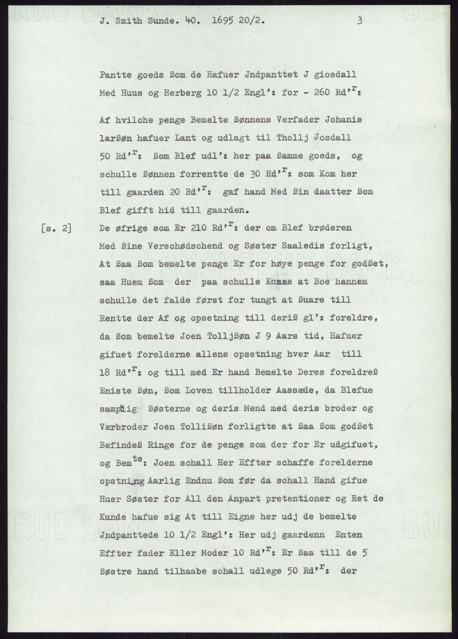 Samlinger til kildeutgivelse, Diplomavskriftsamlingen, AV/RA-EA-4053/H/Ha, p. 3418