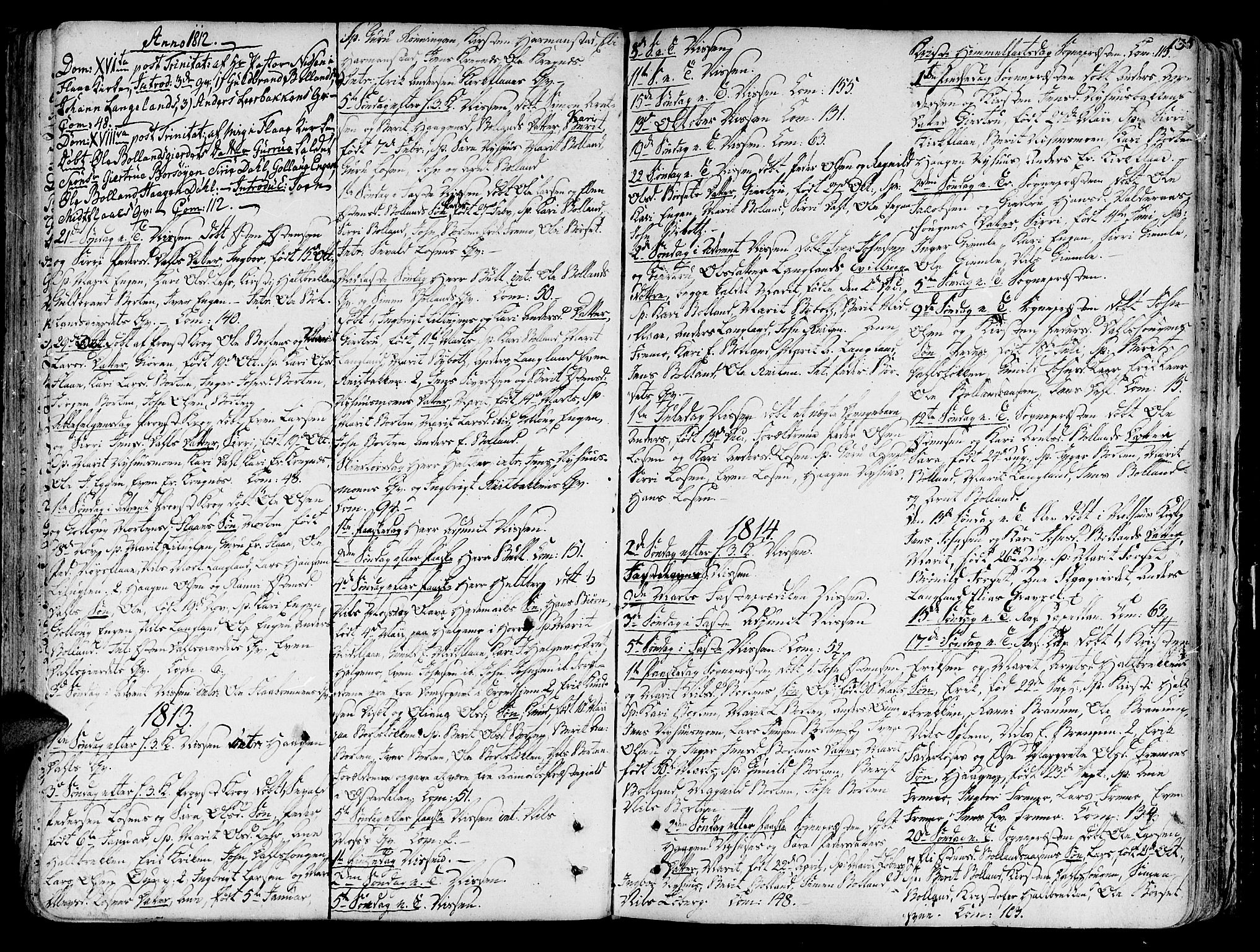 Ministerialprotokoller, klokkerbøker og fødselsregistre - Sør-Trøndelag, SAT/A-1456/691/L1062: Parish register (official) no. 691A02 /2, 1768-1815, p. 135
