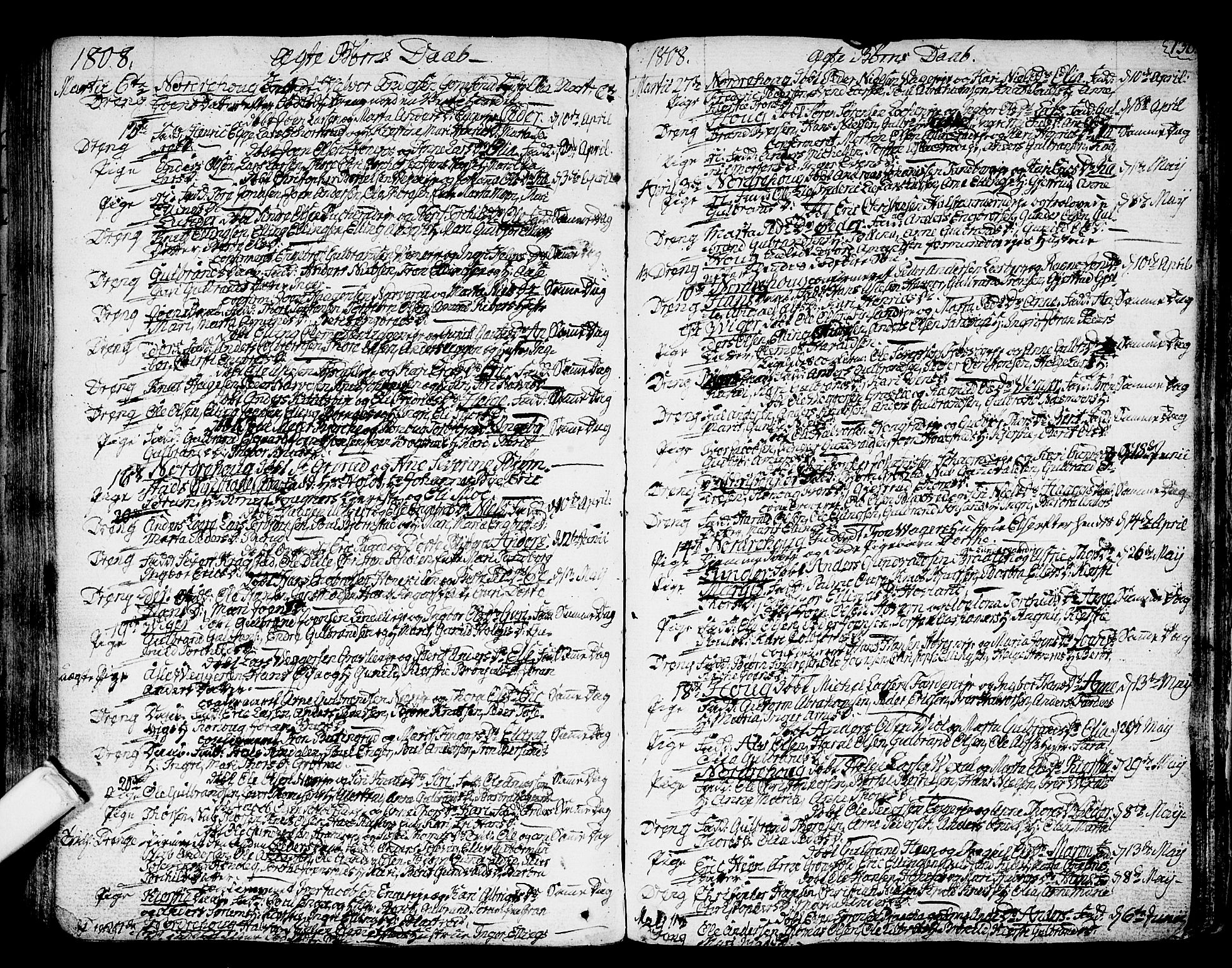 Norderhov kirkebøker, AV/SAKO-A-237/F/Fa/L0006: Parish register (official) no. 6, 1789-1811, p. 130