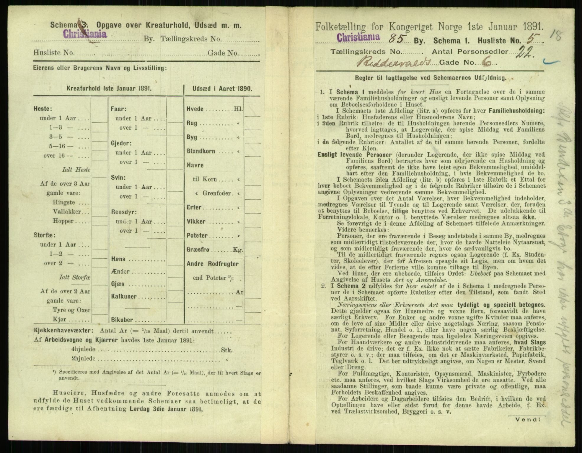 RA, 1891 census for 0301 Kristiania, 1891, p. 42811