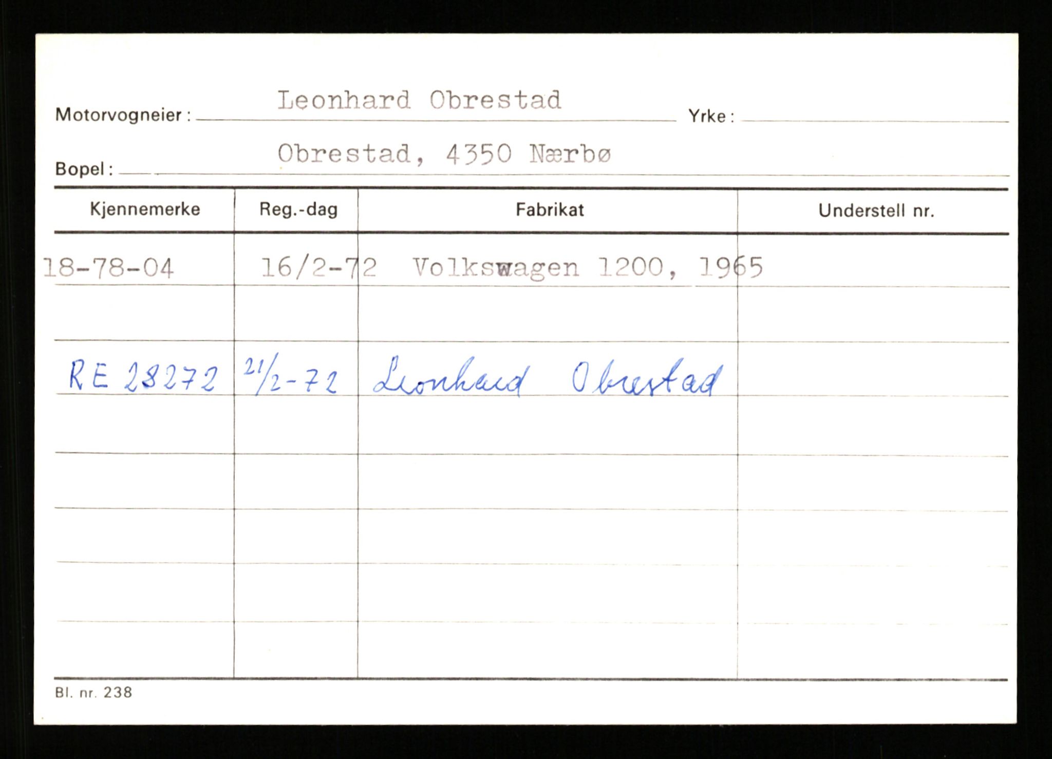 Stavanger trafikkstasjon, AV/SAST-A-101942/0/G/L0010: Registreringsnummer: 130000 - 239953, 1930-1971, p. 2069