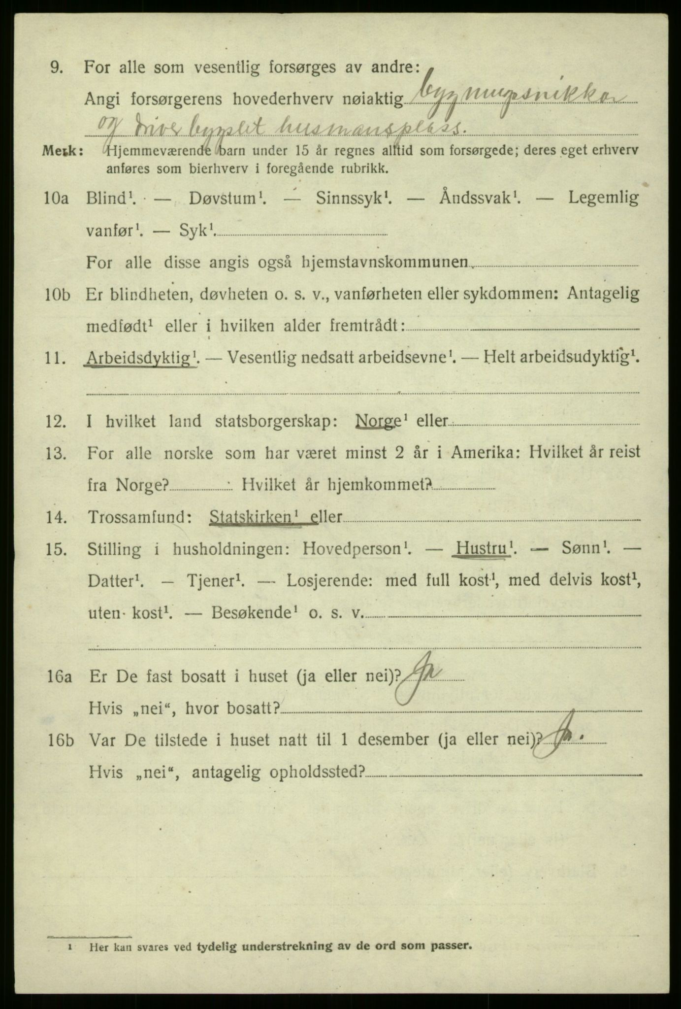 SAB, 1920 census for Eid, 1920, p. 2255