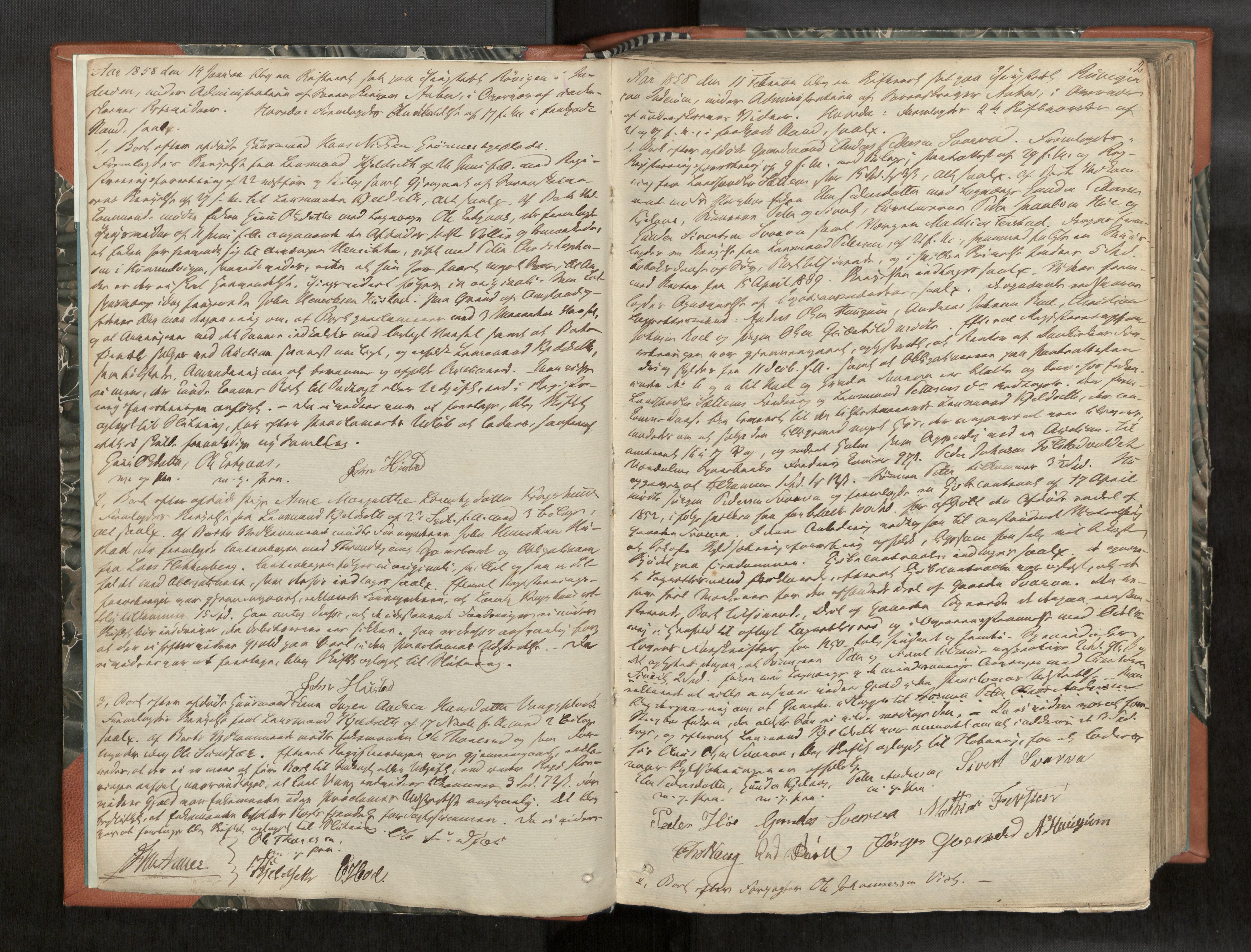 Inderøy sorenskriveri, AV/SAT-A-4147/1/3/3B/L0003: Skifteforhandlingsprotokoll, 1858-1873, p. 2
