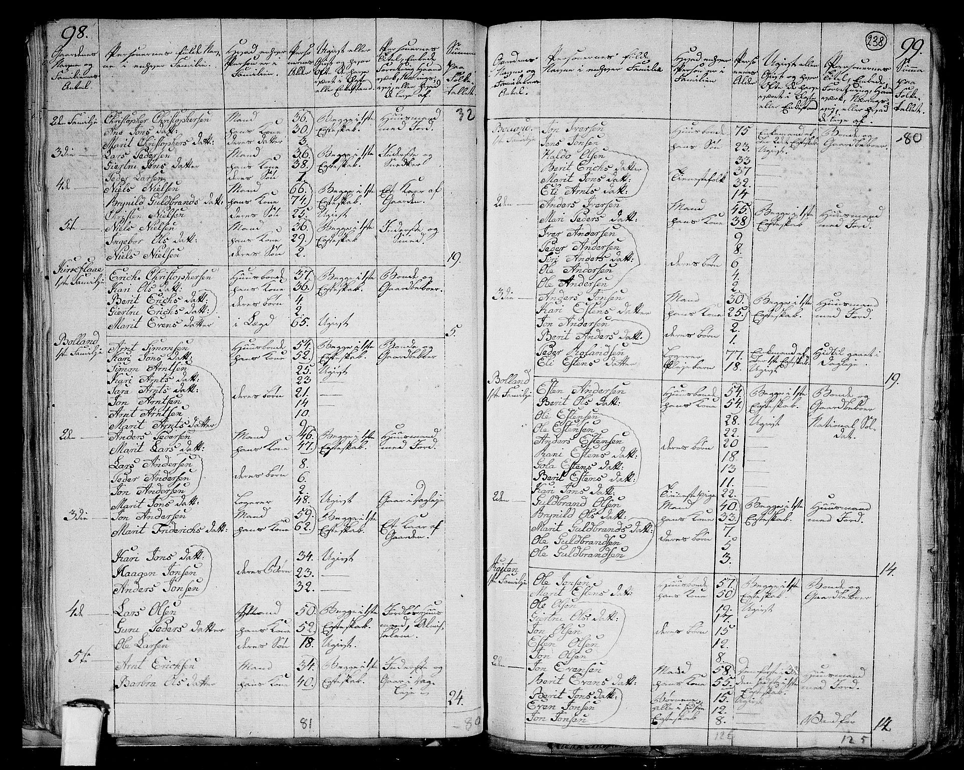 RA, 1801 census for 1653P Melhus, 1801, p. 237b-238a