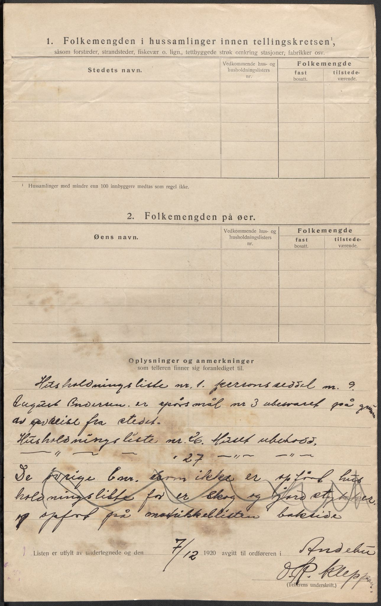 SAKO, 1920 census for Andebu, 1920, p. 56