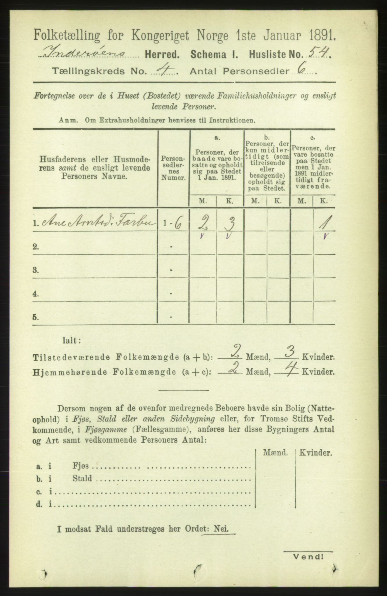 RA, 1891 census for 1729 Inderøy, 1891, p. 2336