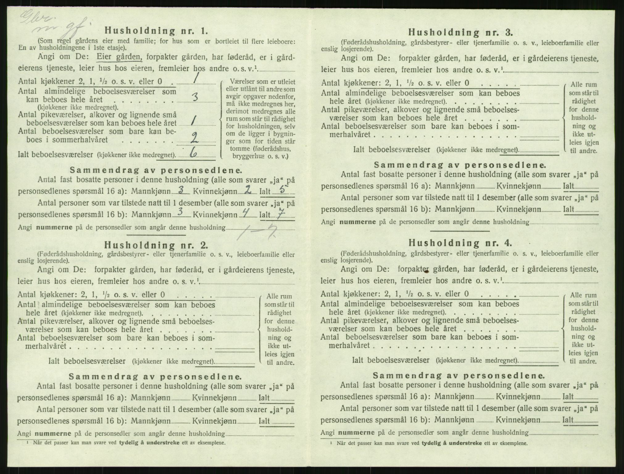 SAT, 1920 census for Stangvik, 1920, p. 573