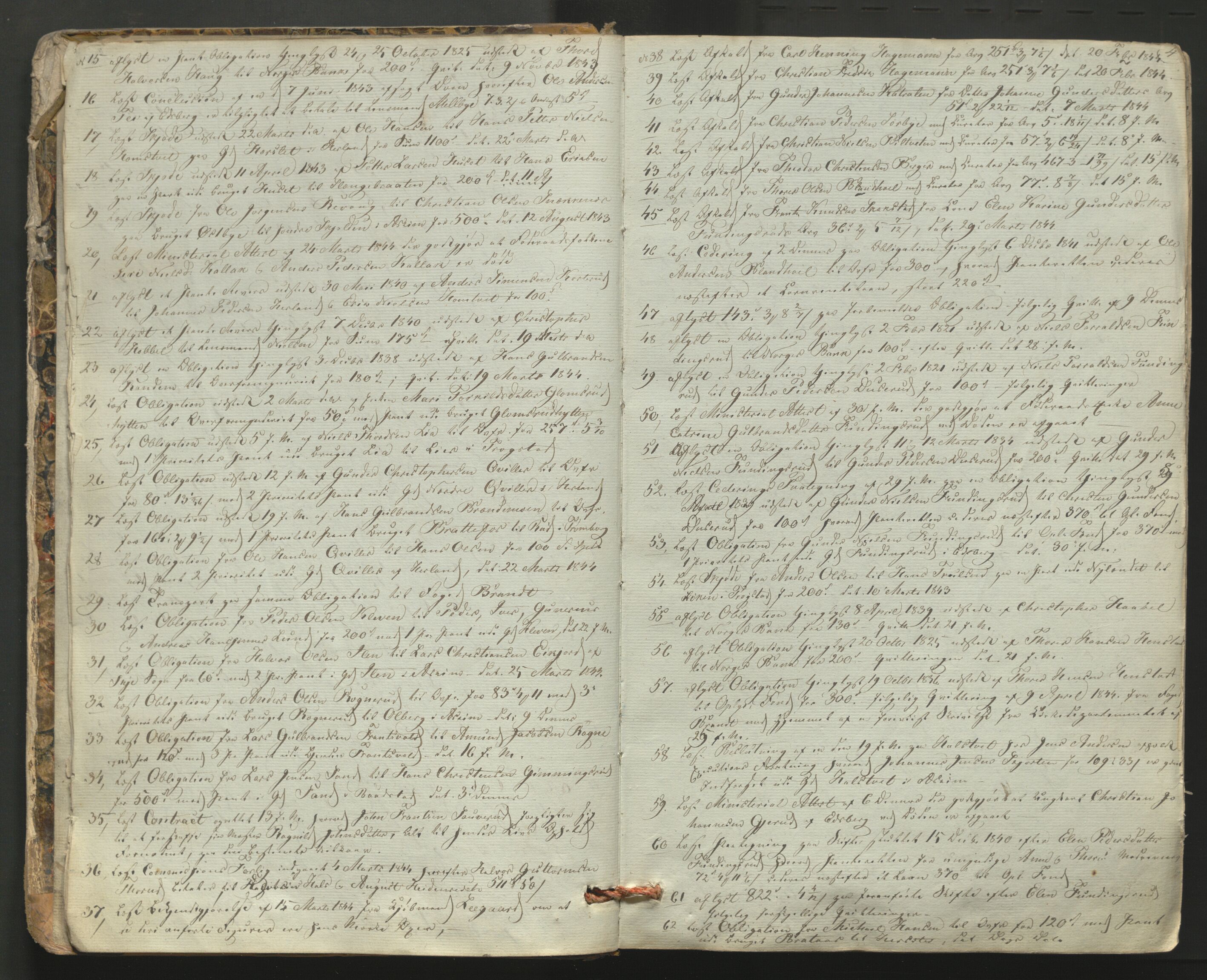 Heggen og Frøland sorenskriveri I, AV/SAO-A-11556/F/Fb/L0051: Tingbok, 1844-1851, p. 3b-4a