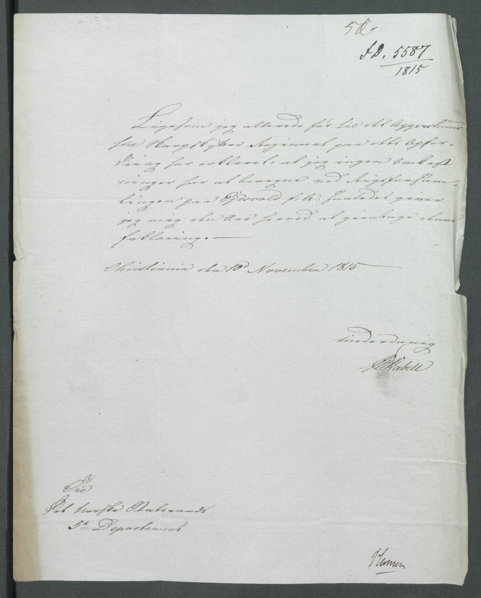 5. departement for finans-, handels- og tollfaget, AV/RA-S-3893/C/Cb/L0014: Regninger fra Riksforsamlingens deputerede, 1814, p. 98