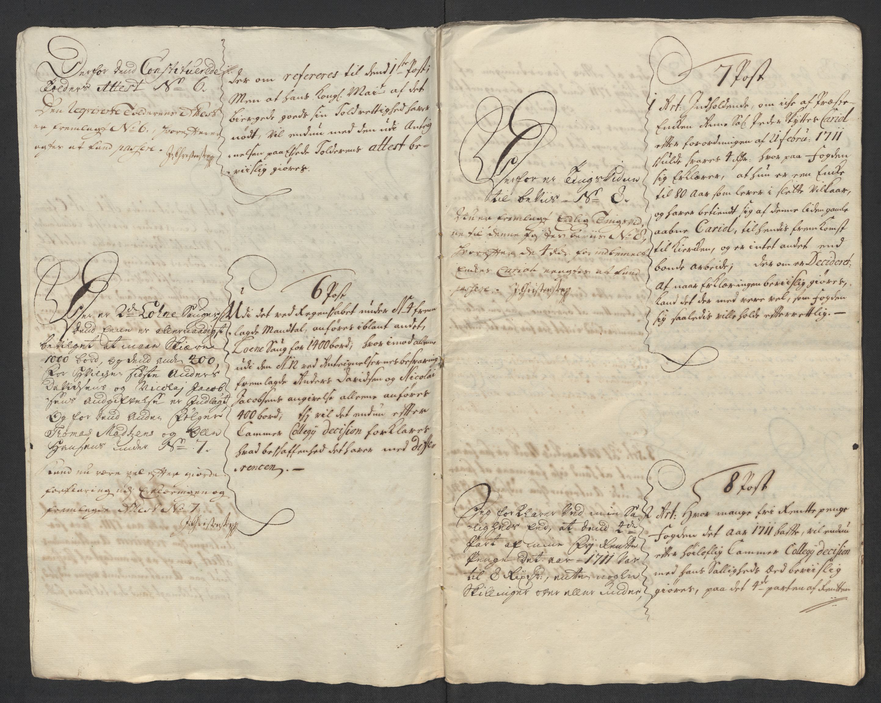 Rentekammeret inntil 1814, Reviderte regnskaper, Fogderegnskap, RA/EA-4092/R43/L2557: Fogderegnskap Lista og Mandal, 1711-1713, p. 319