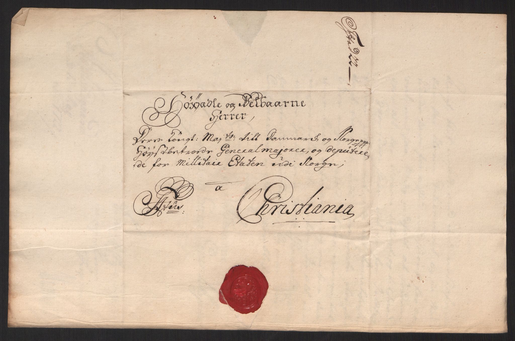 Kommanderende general (KG I) med Det norske krigsdirektorium, AV/RA-EA-5419/D/L0060: Stattholderens, stiftamtmenns og amtmenns brev, 1720-1730, p. 150