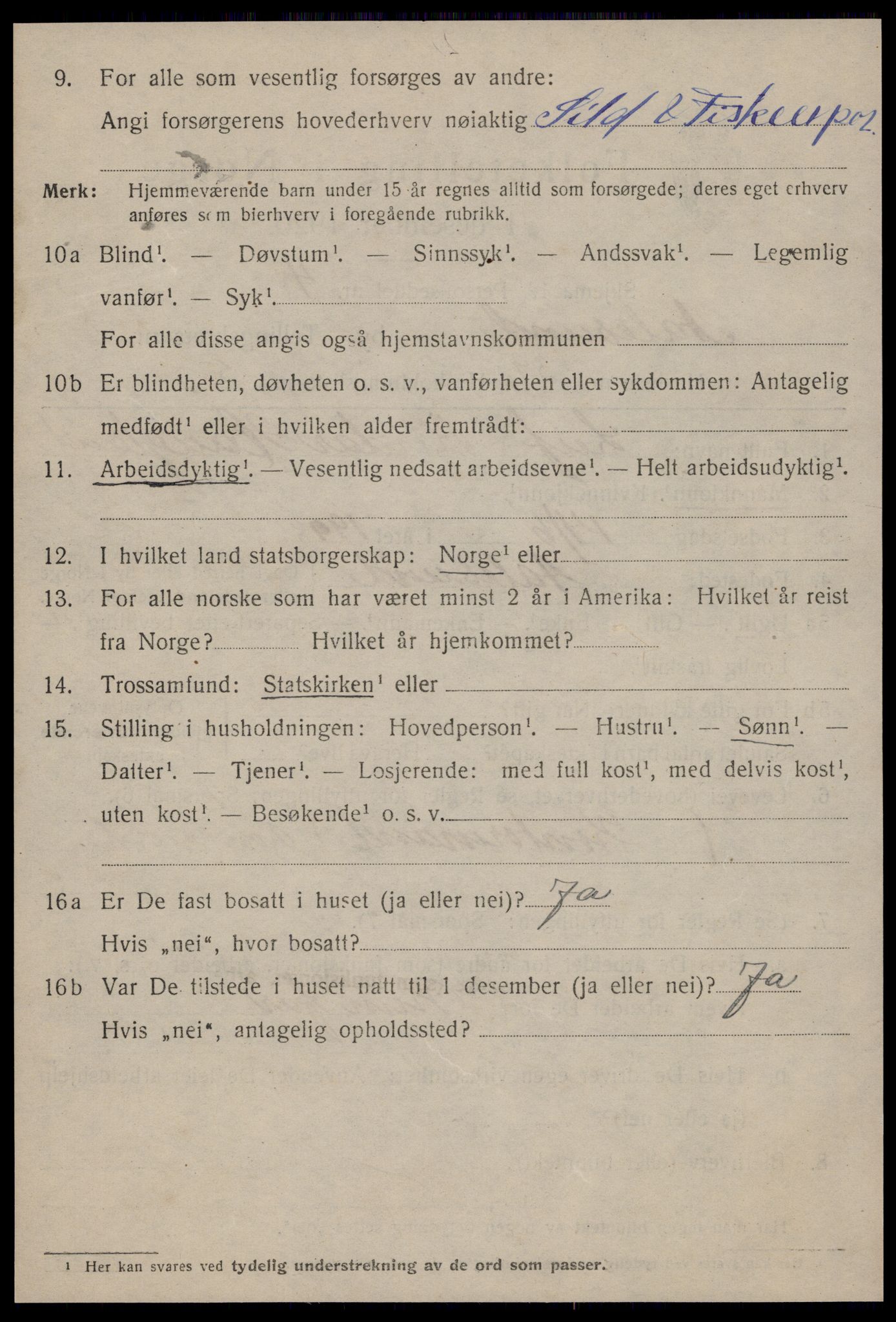 SAT, 1920 census for Ålesund, 1920, p. 22647