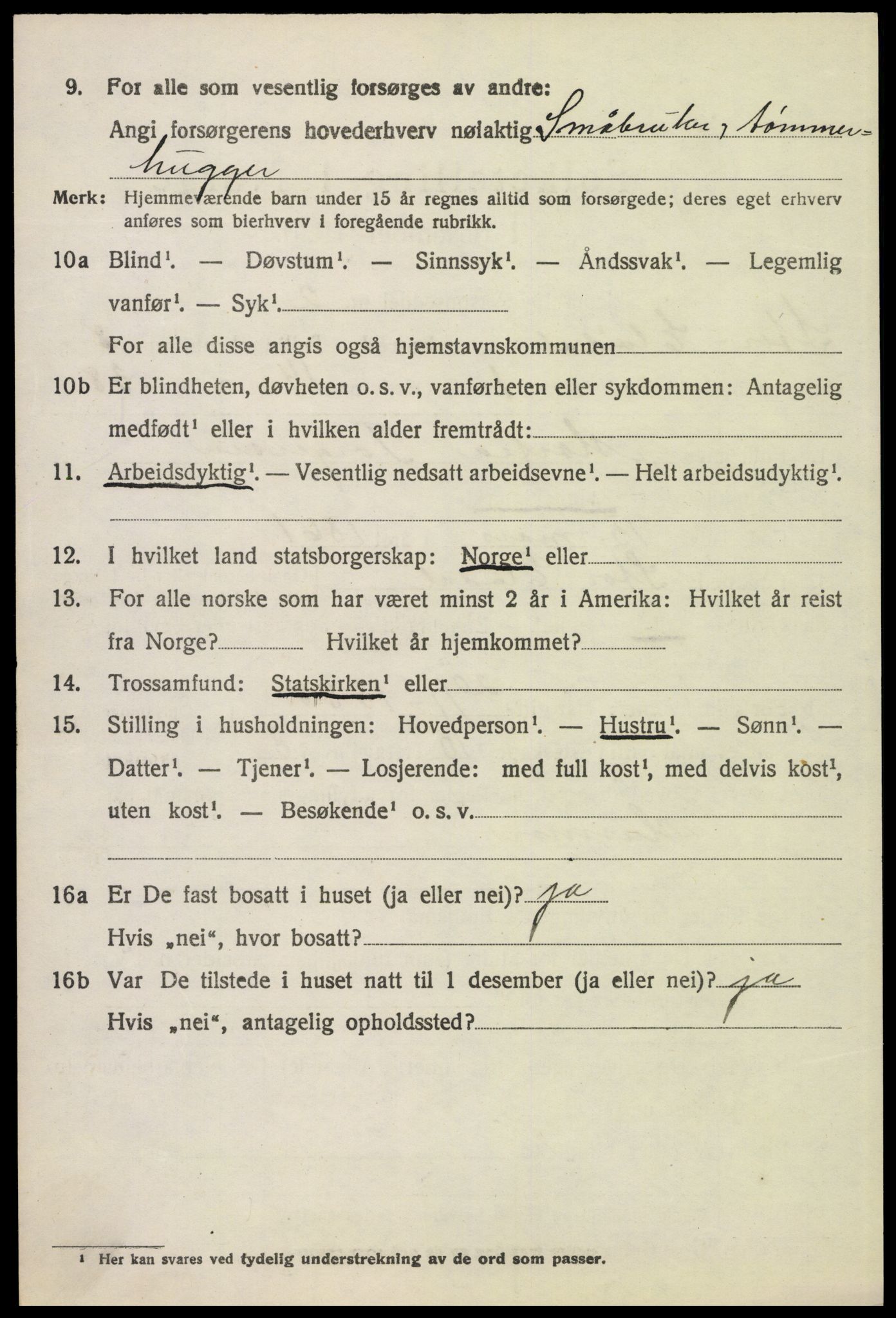 SAH, 1920 census for Stor-Elvdal, 1920, p. 6567