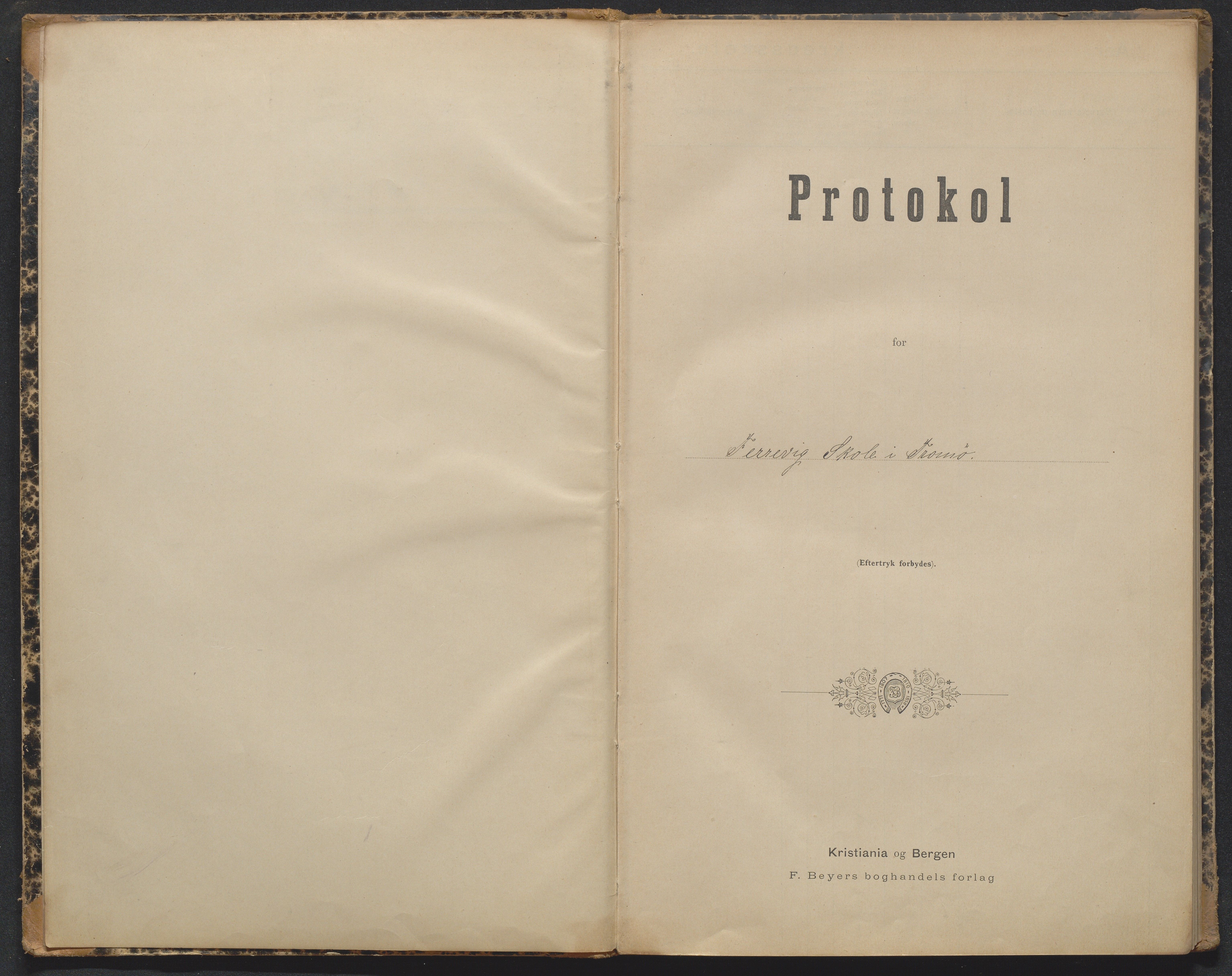 Tromøy kommune, Færvik skole, AAKS/KA0921-550a/G01/L0004: Karakterprotokoll, 1897-1950