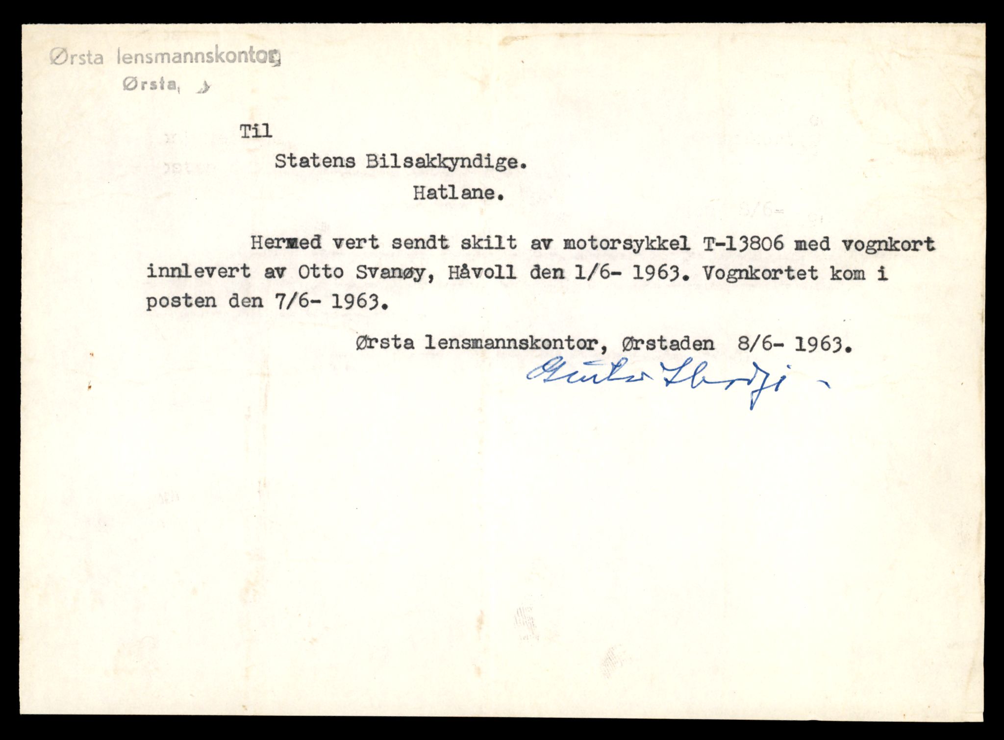 Møre og Romsdal vegkontor - Ålesund trafikkstasjon, AV/SAT-A-4099/F/Fe/L0041: Registreringskort for kjøretøy T 13710 - T 13905, 1927-1998, p. 1695
