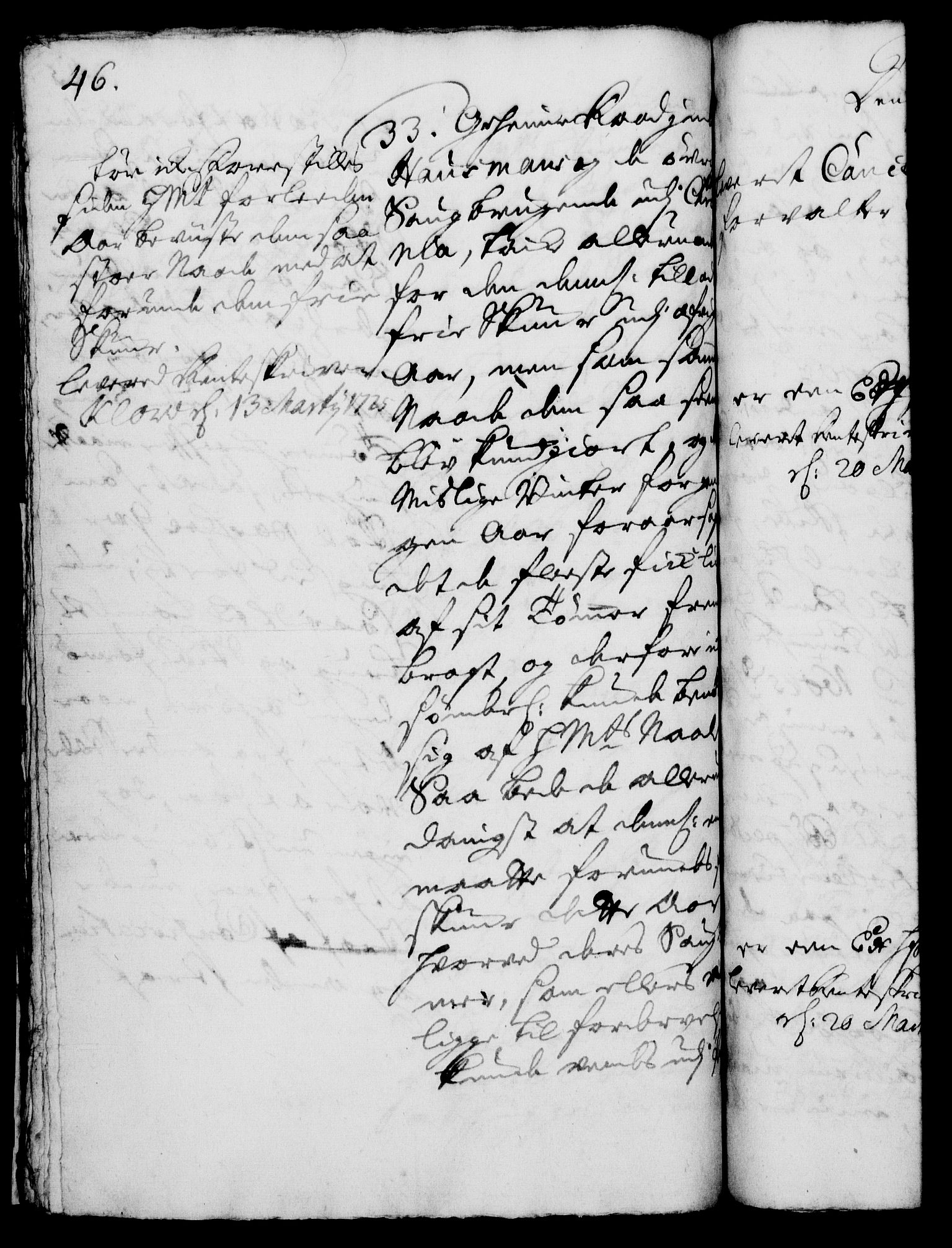 Rentekammeret, Kammerkanselliet, RA/EA-3111/G/Gh/Gha/L0007: Norsk ekstraktmemorialprotokoll (merket RK 53.52), 1724-1725, p. 46