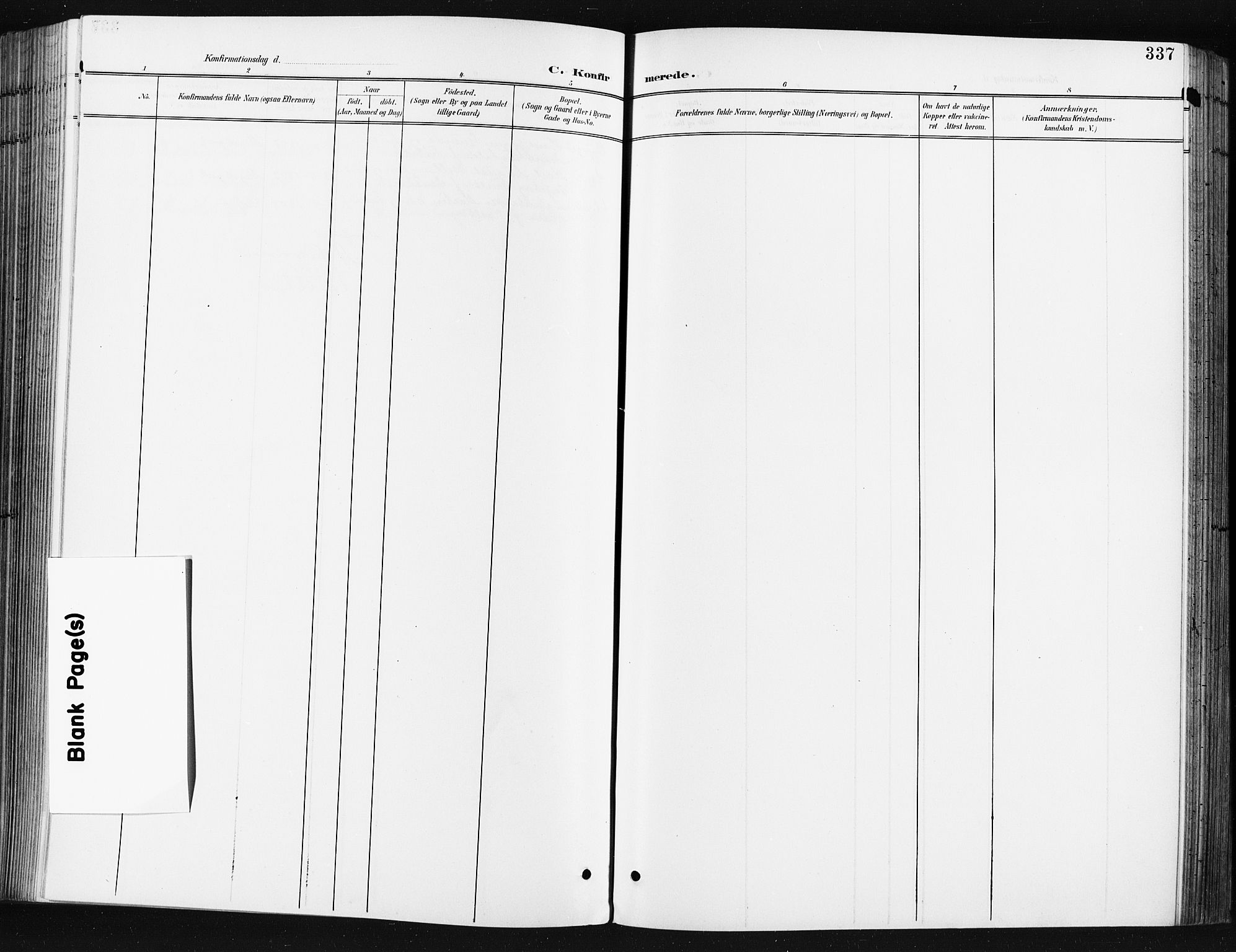 Moss prestekontor Kirkebøker, AV/SAO-A-2003/G/Ga/L0007: Parish register (copy) no. I 7, 1901-1912, p. 337