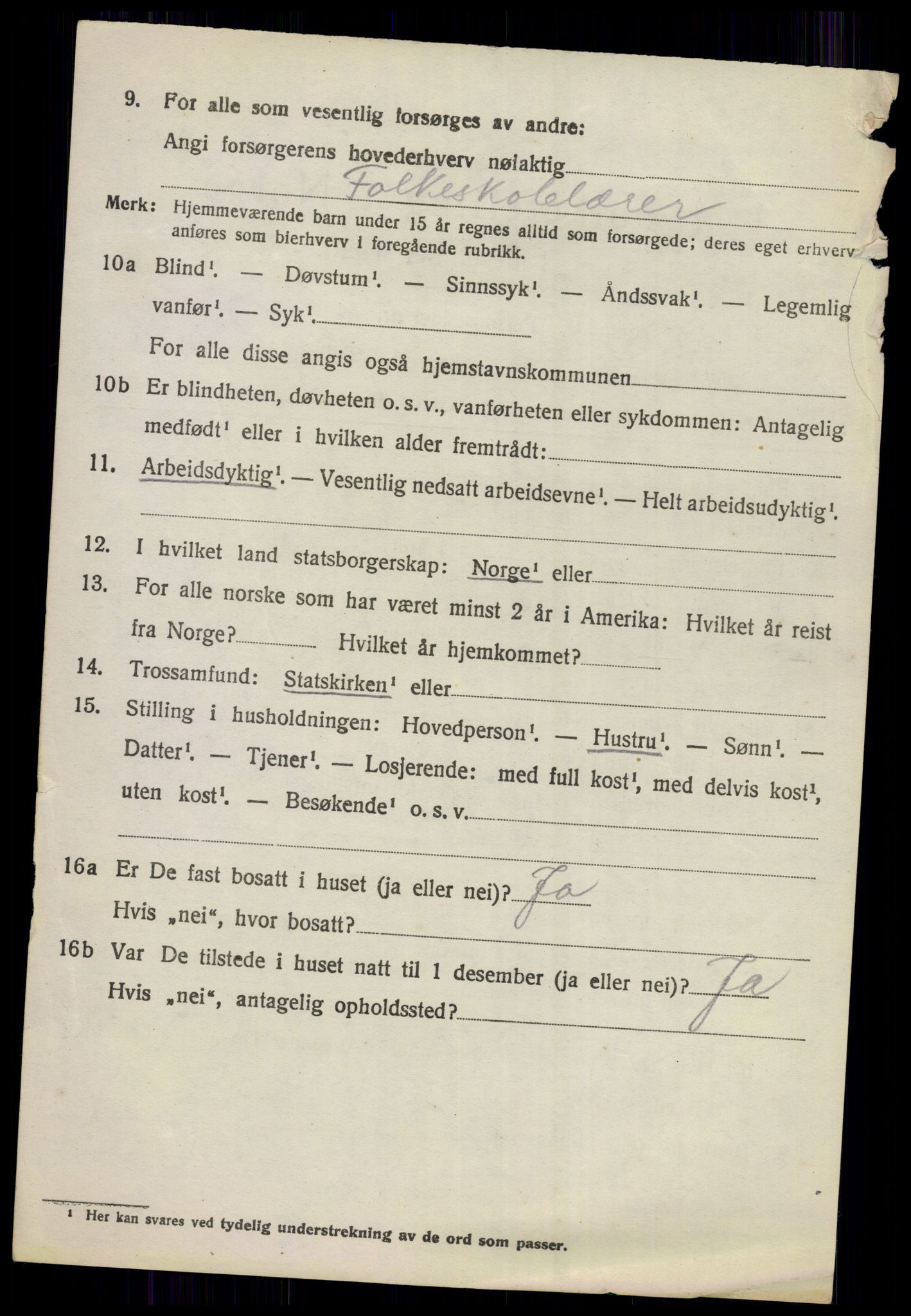 SAKO, 1920 census for Norderhov, 1920, p. 18519