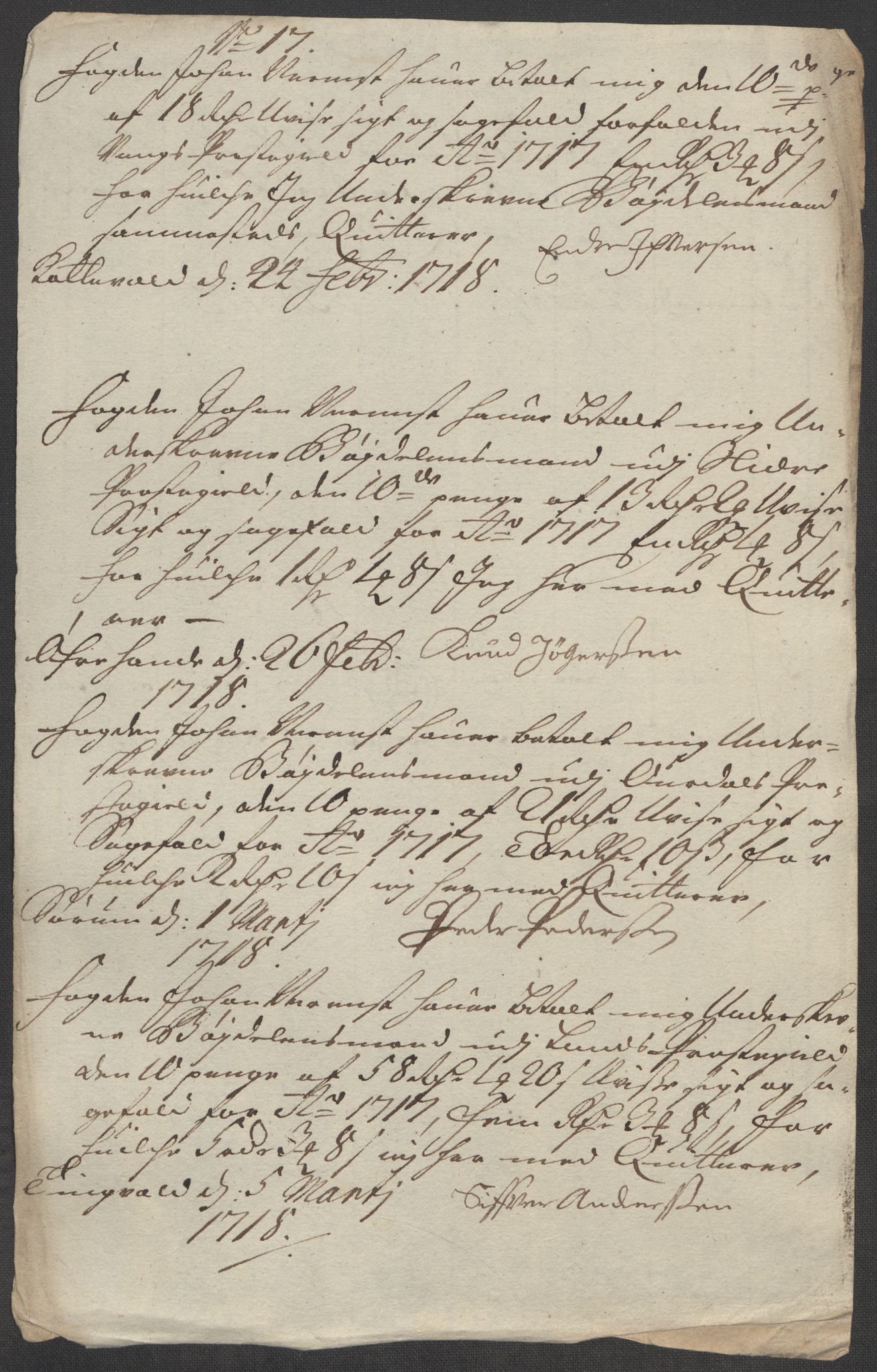 Rentekammeret inntil 1814, Reviderte regnskaper, Fogderegnskap, RA/EA-4092/R18/L1318: Fogderegnskap Hadeland, Toten og Valdres, 1717, p. 133