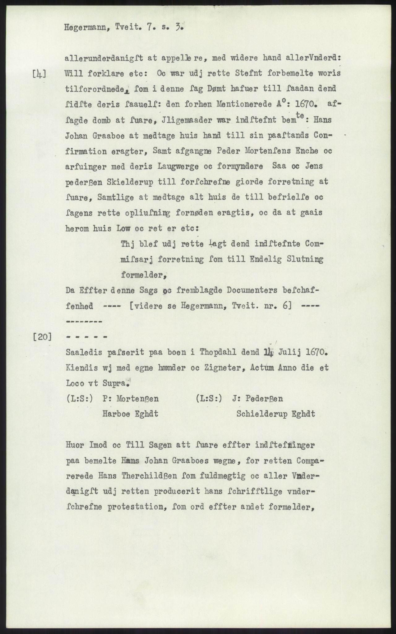 Samlinger til kildeutgivelse, Diplomavskriftsamlingen, AV/RA-EA-4053/H/Ha, p. 1414