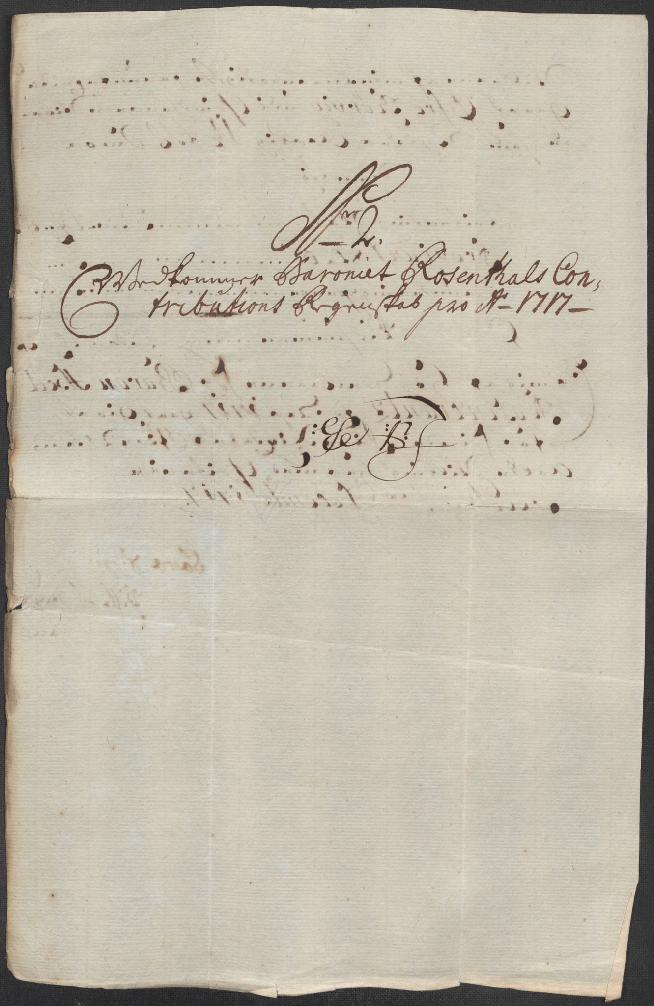 Rentekammeret inntil 1814, Reviderte regnskaper, Fogderegnskap, AV/RA-EA-4092/R49/L3139: Fogderegnskap Rosendal Baroni, 1715-1717, p. 222