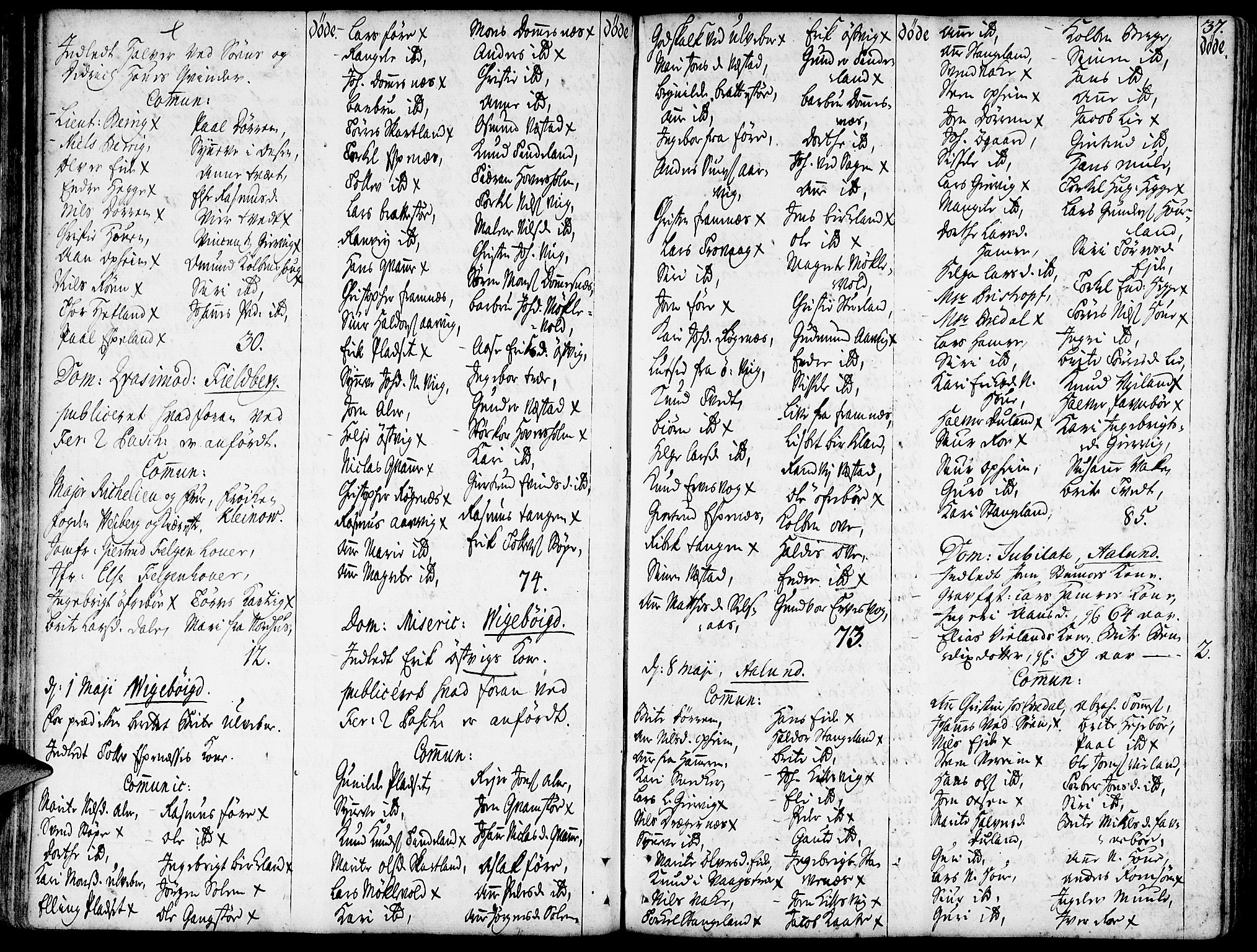 Fjelberg sokneprestembete, AV/SAB-A-75201/H/Haa: Parish register (official) no. A 1, 1739-1759, p. 37