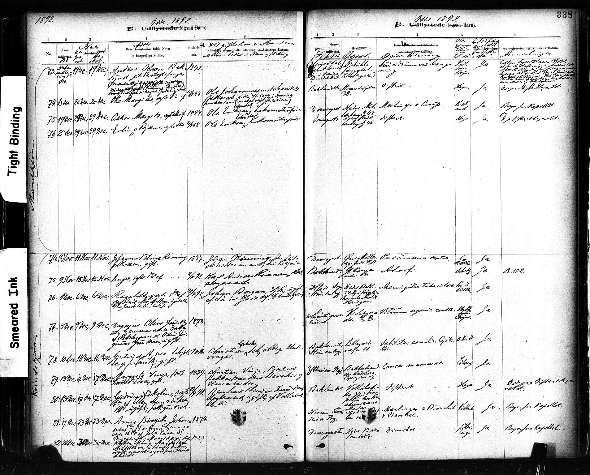 Ministerialprotokoller, klokkerbøker og fødselsregistre - Sør-Trøndelag, AV/SAT-A-1456/604/L0189: Parish register (official) no. 604A10, 1878-1892, p. 338