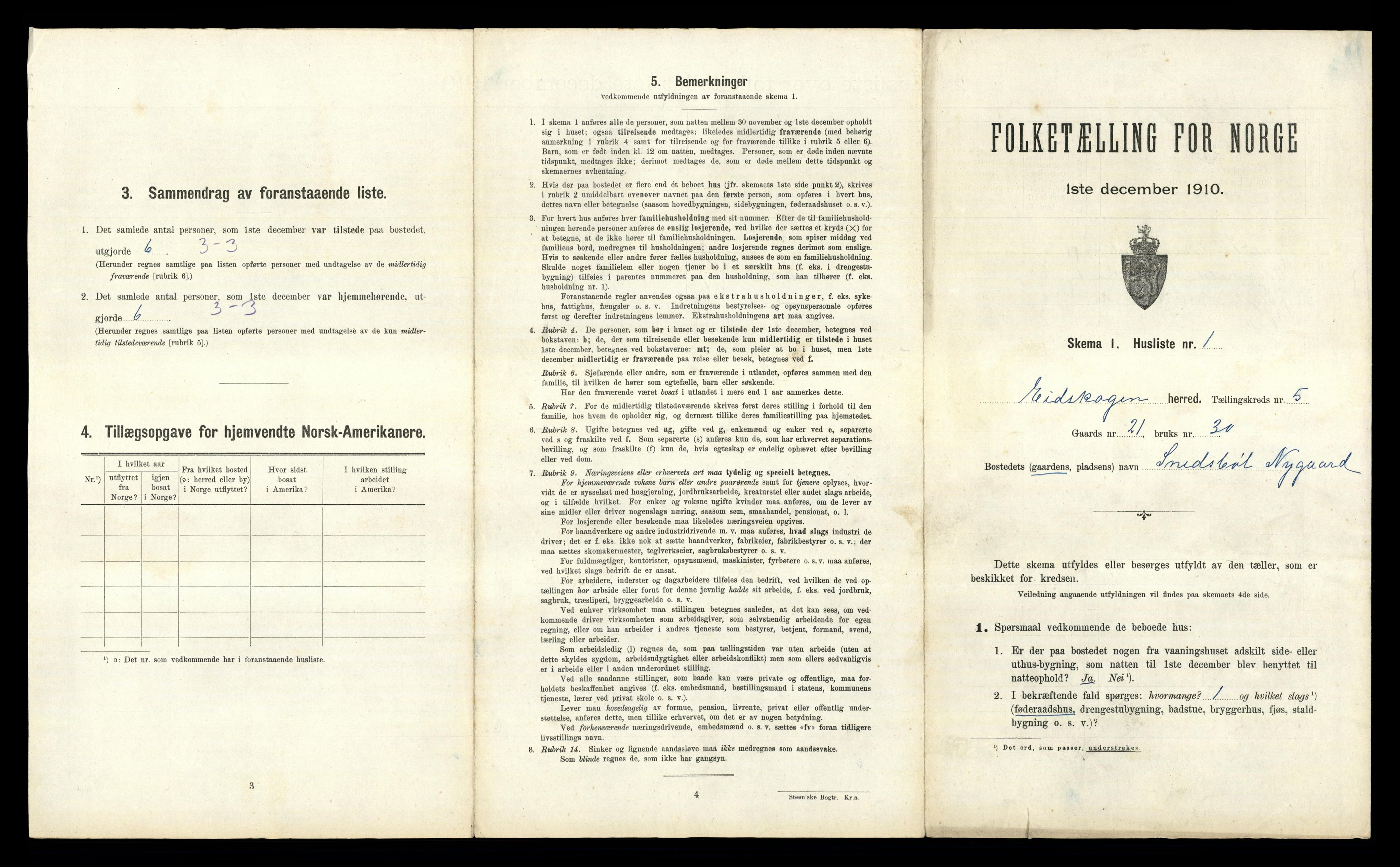 RA, 1910 census for Eidskog, 1910, p. 648
