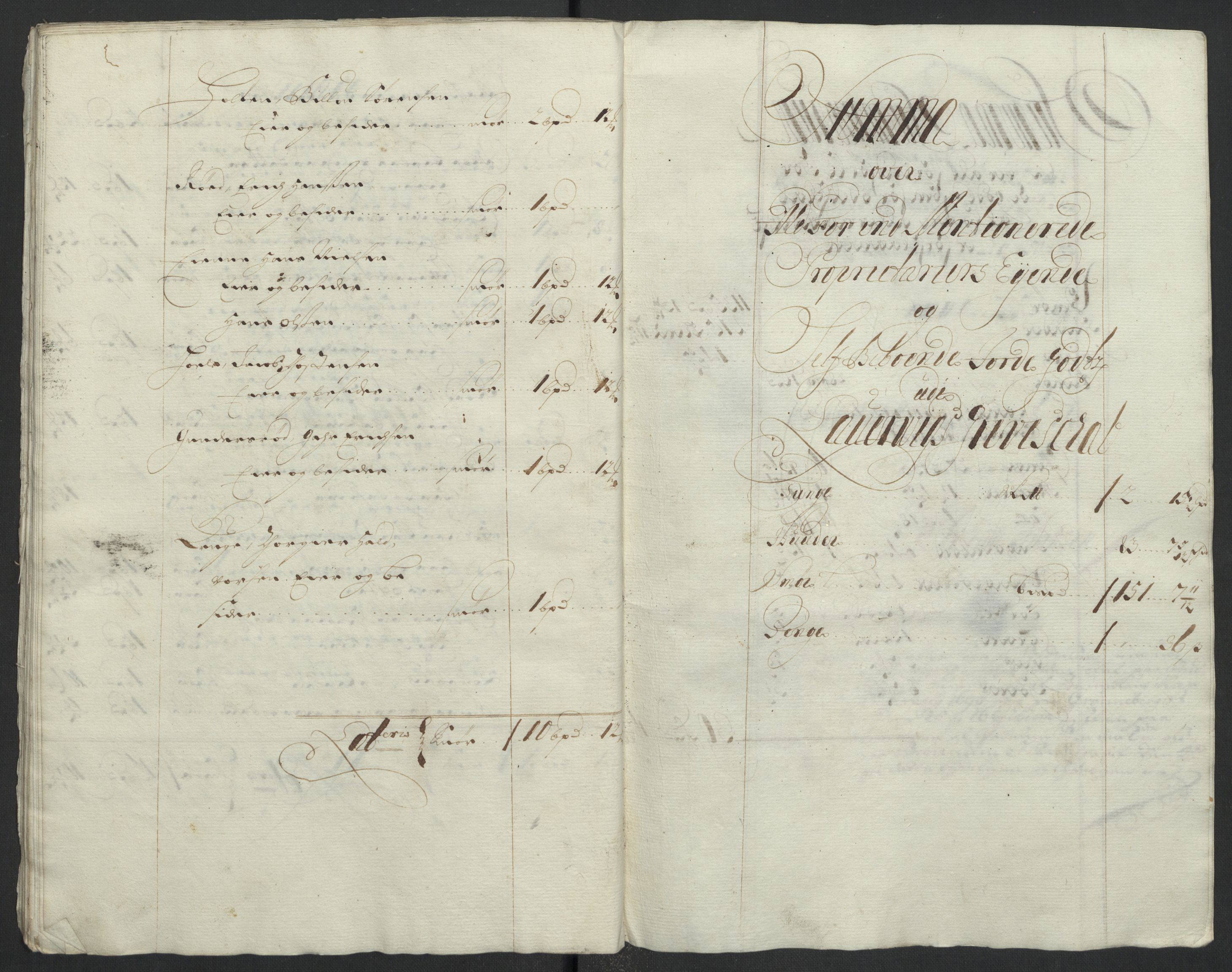 Rentekammeret inntil 1814, Reviderte regnskaper, Fogderegnskap, AV/RA-EA-4092/R33/L1975: Fogderegnskap Larvik grevskap, 1696-1697, p. 187