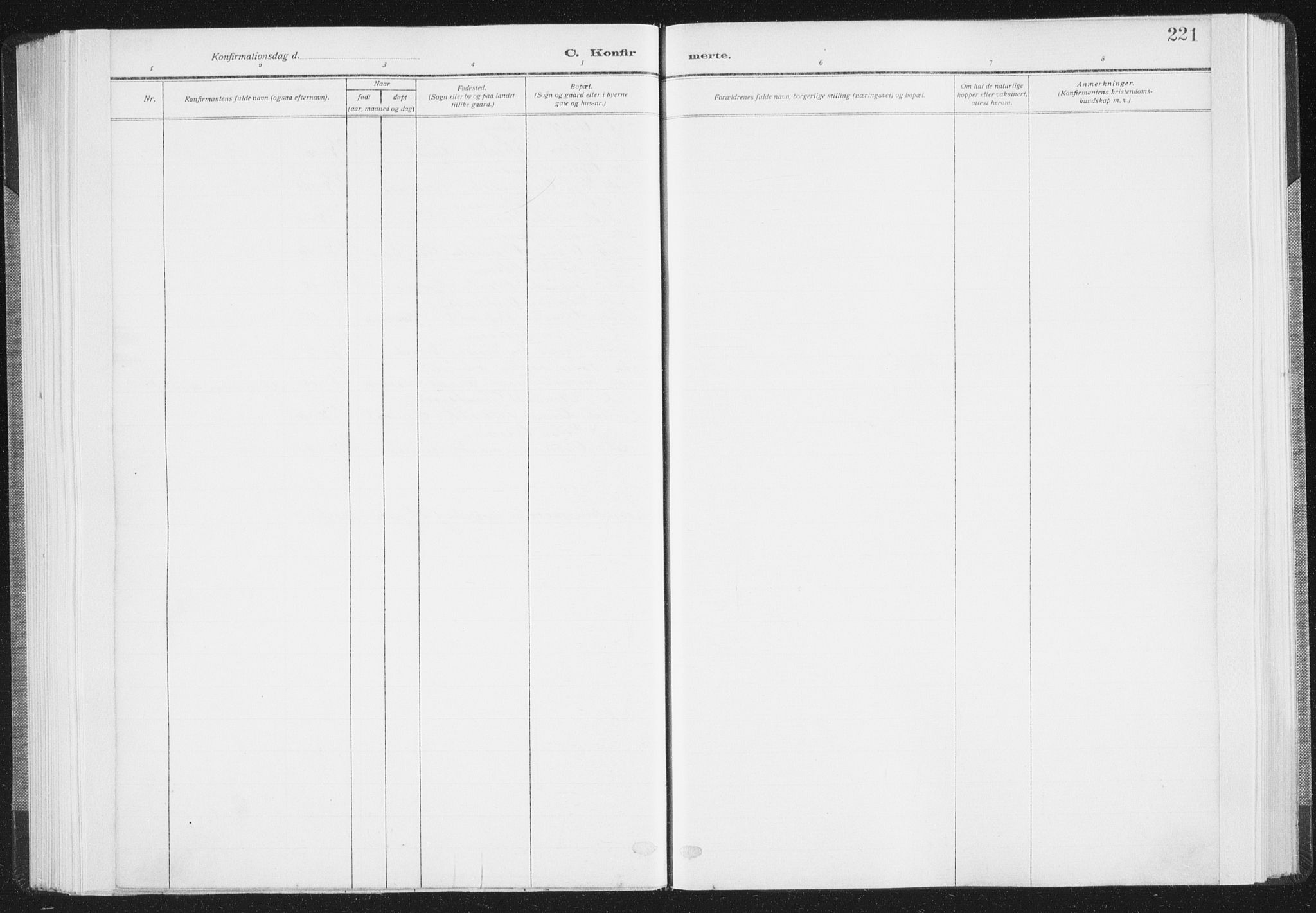 Ministerialprotokoller, klokkerbøker og fødselsregistre - Nordland, SAT/A-1459/805/L0104: Parish register (official) no. 805A09, 1909-1926, p. 221