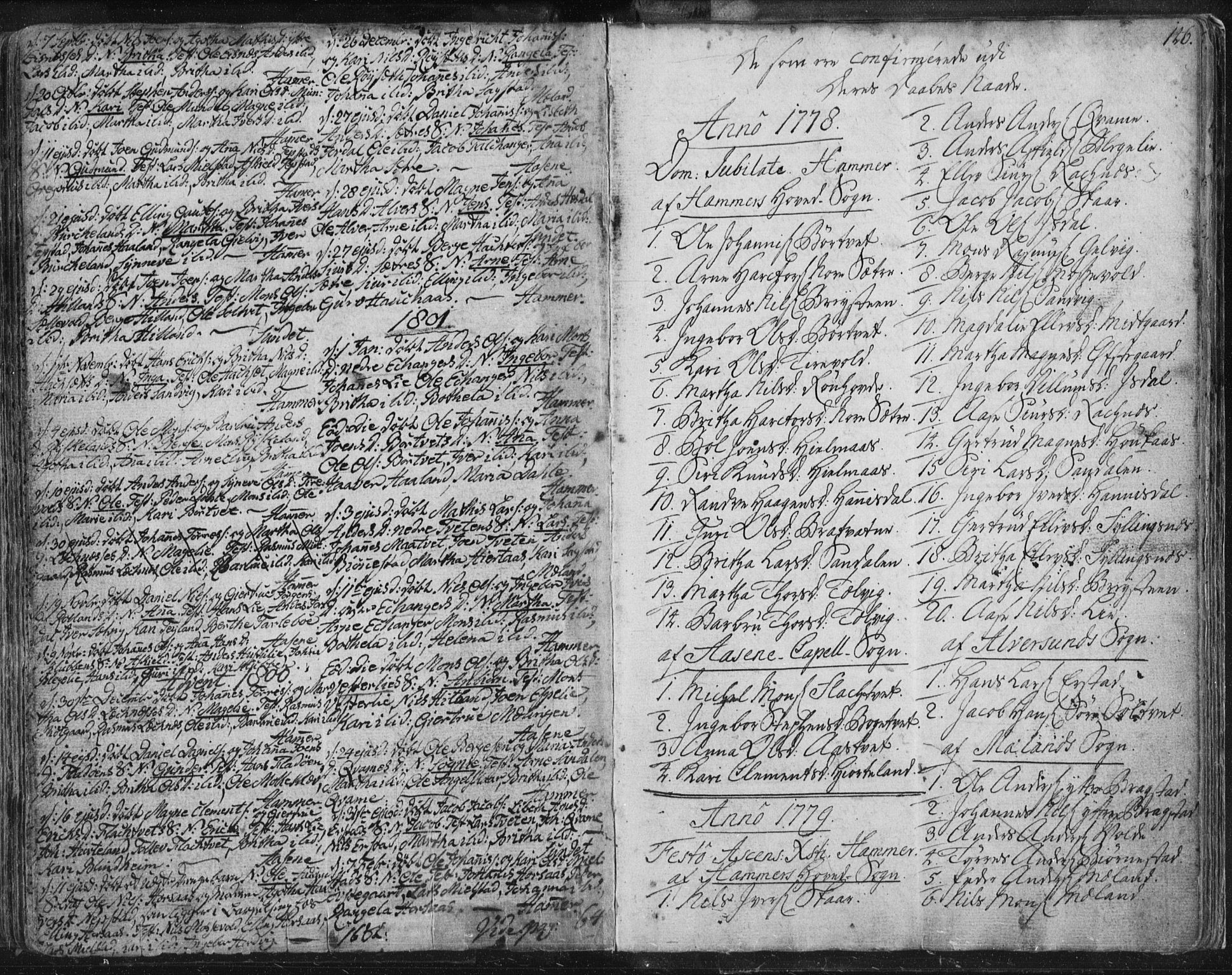 Hamre sokneprestembete, AV/SAB-A-75501/H/Ha/Haa/Haaa/L0008: Parish register (official) no. A 8, 1778-1804, p. 146