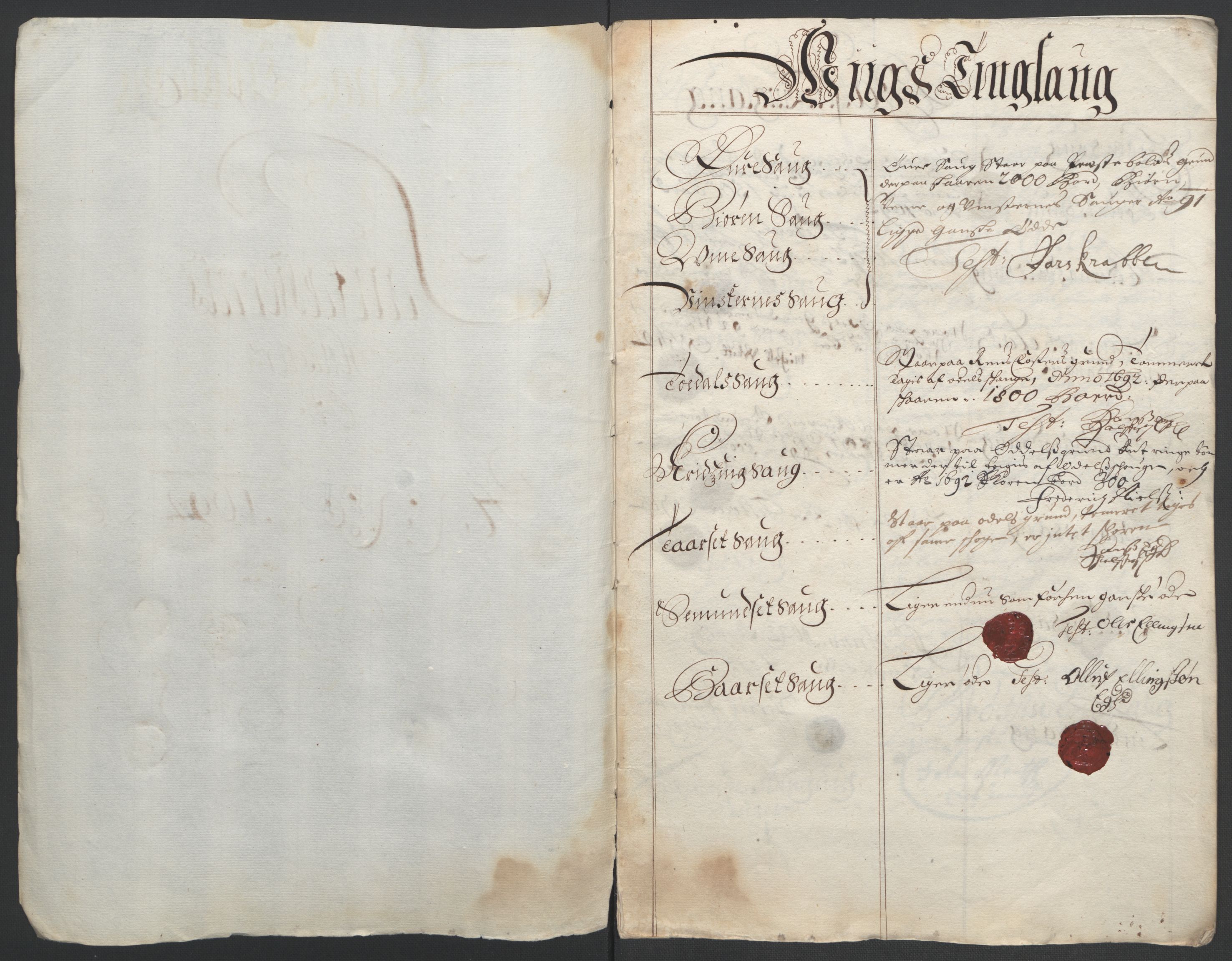 Rentekammeret inntil 1814, Reviderte regnskaper, Fogderegnskap, AV/RA-EA-4092/R56/L3735: Fogderegnskap Nordmøre, 1692-1693, p. 71