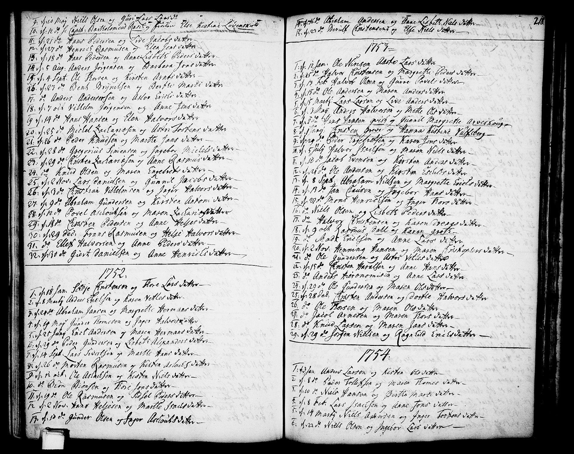 Gjerpen kirkebøker, SAKO/A-265/F/Fa/L0002: Parish register (official) no. I 2, 1747-1795, p. 218